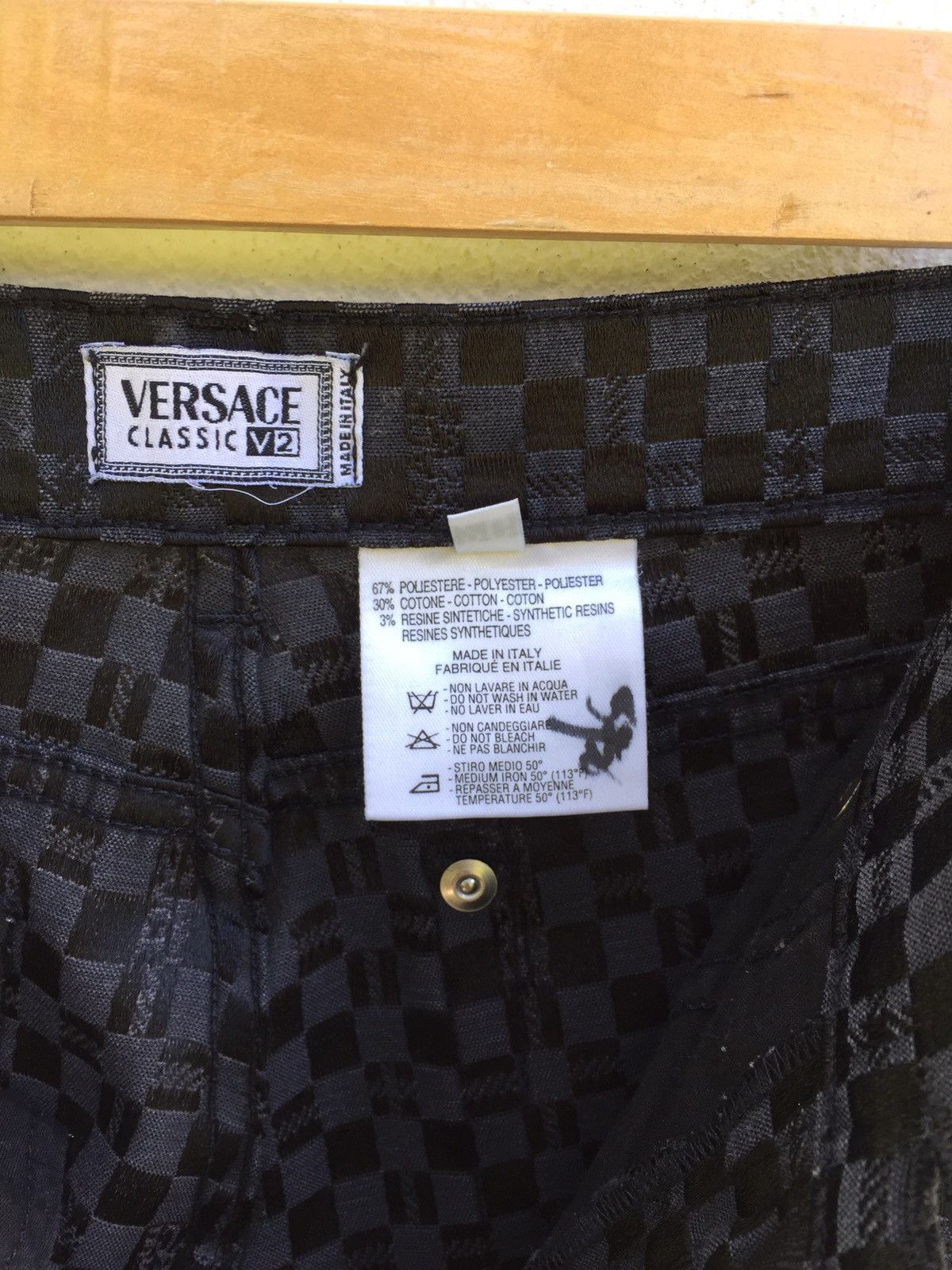 Versace Versace Classic V2 Denim Trousers Pants Rare Size US 26 / EU 42 - 7 Thumbnail