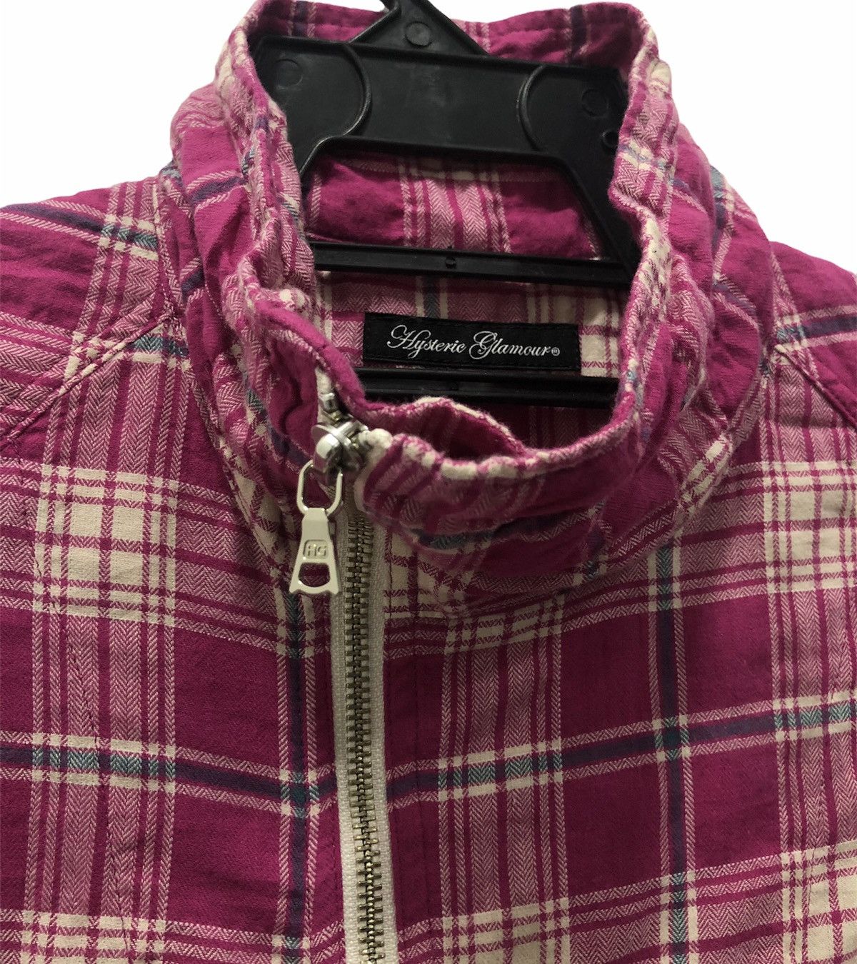 Hysteric Glamour Hysteric Glamour Search and Destroy Plaid ZipUp Shirt Jacket Size US S / EU 44-46 / 1 - 3 Thumbnail