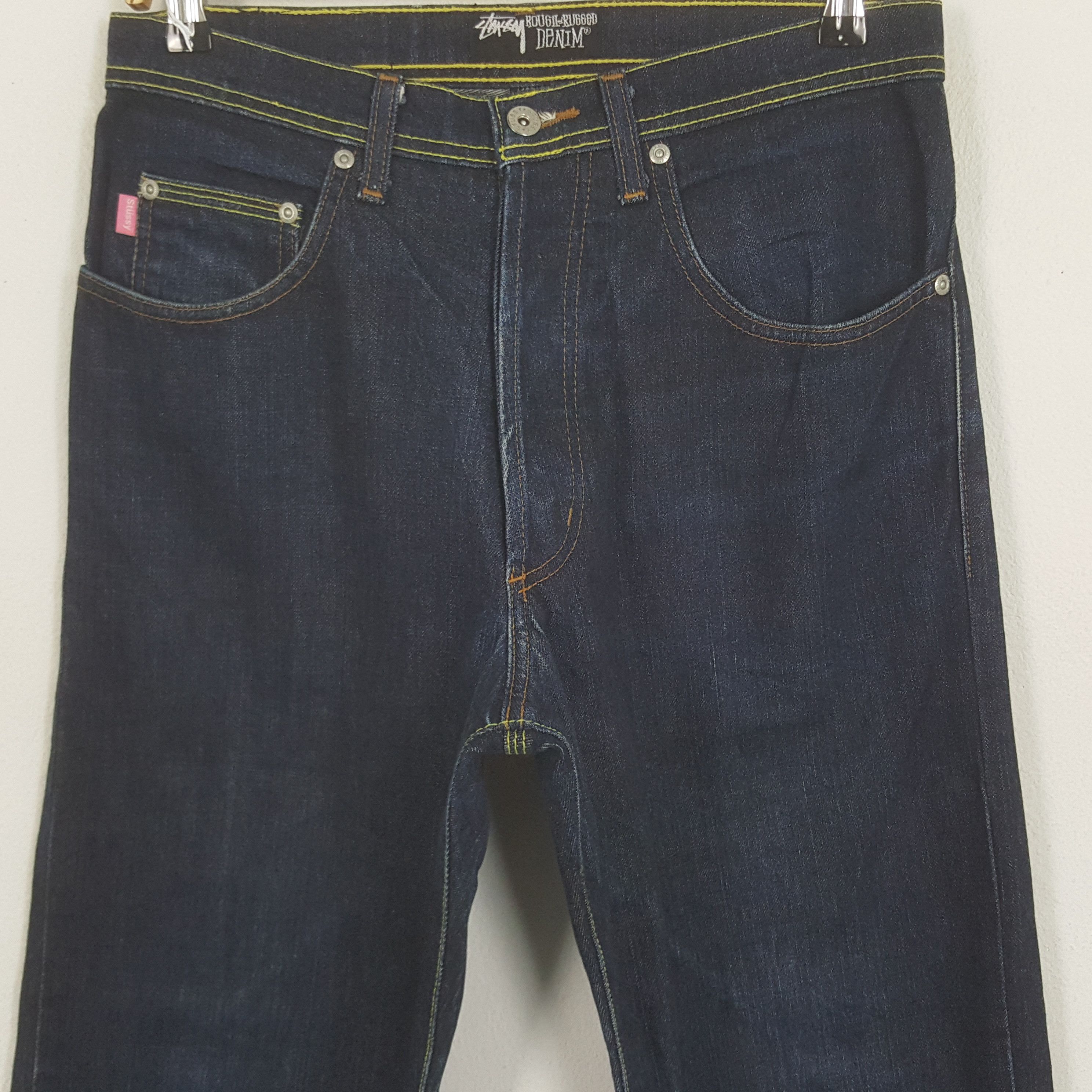 Stussy × Vintage Vintage Stussy Custom Nice Art Denim Jeans Size US 30 / EU 46 - 5 Thumbnail