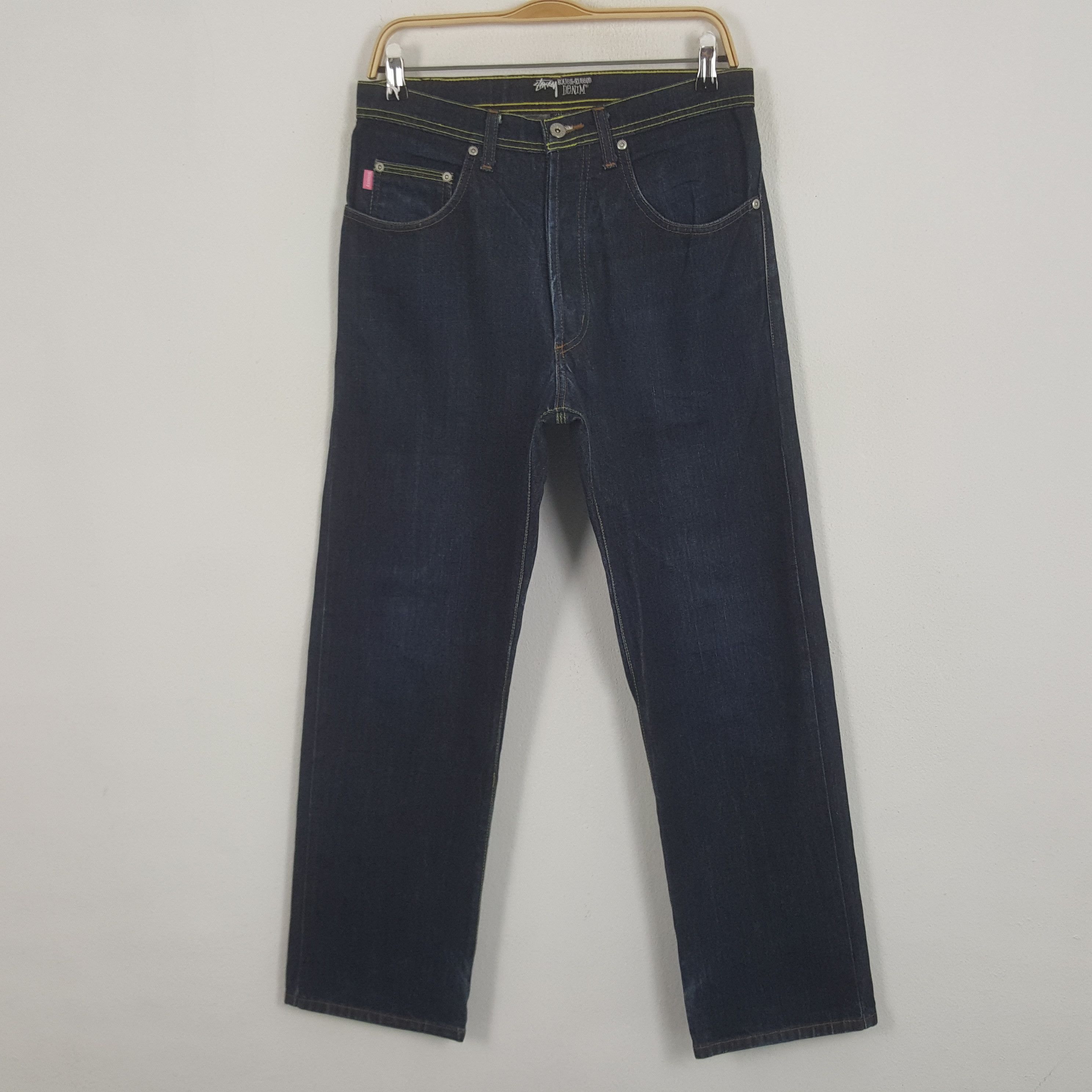 Stussy × Vintage Vintage Stussy Custom Nice Art Denim Jeans Size US 30 / EU 46 - 4 Thumbnail