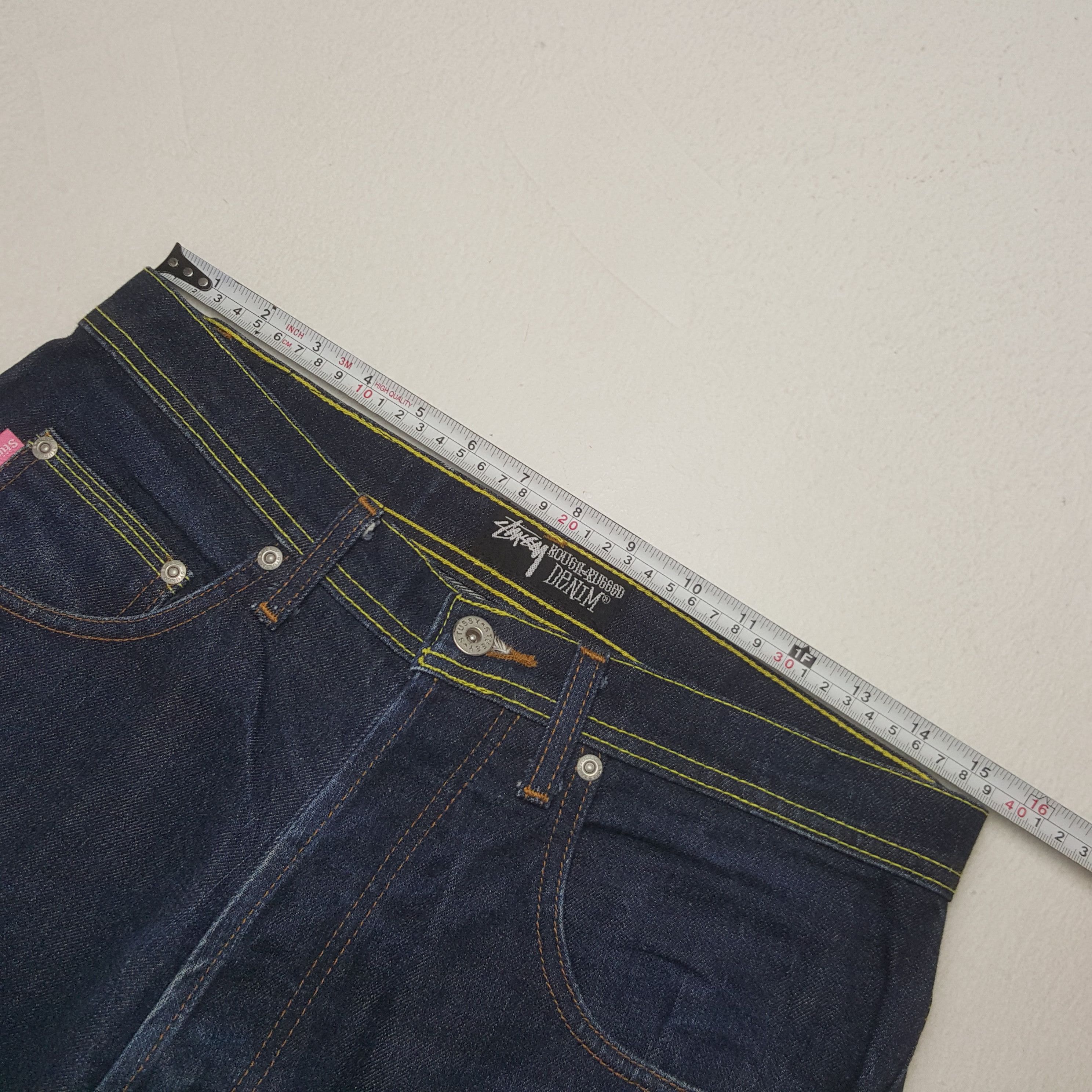 Stussy × Vintage Vintage Stussy Custom Nice Art Denim Jeans Size US 30 / EU 46 - 7 Thumbnail