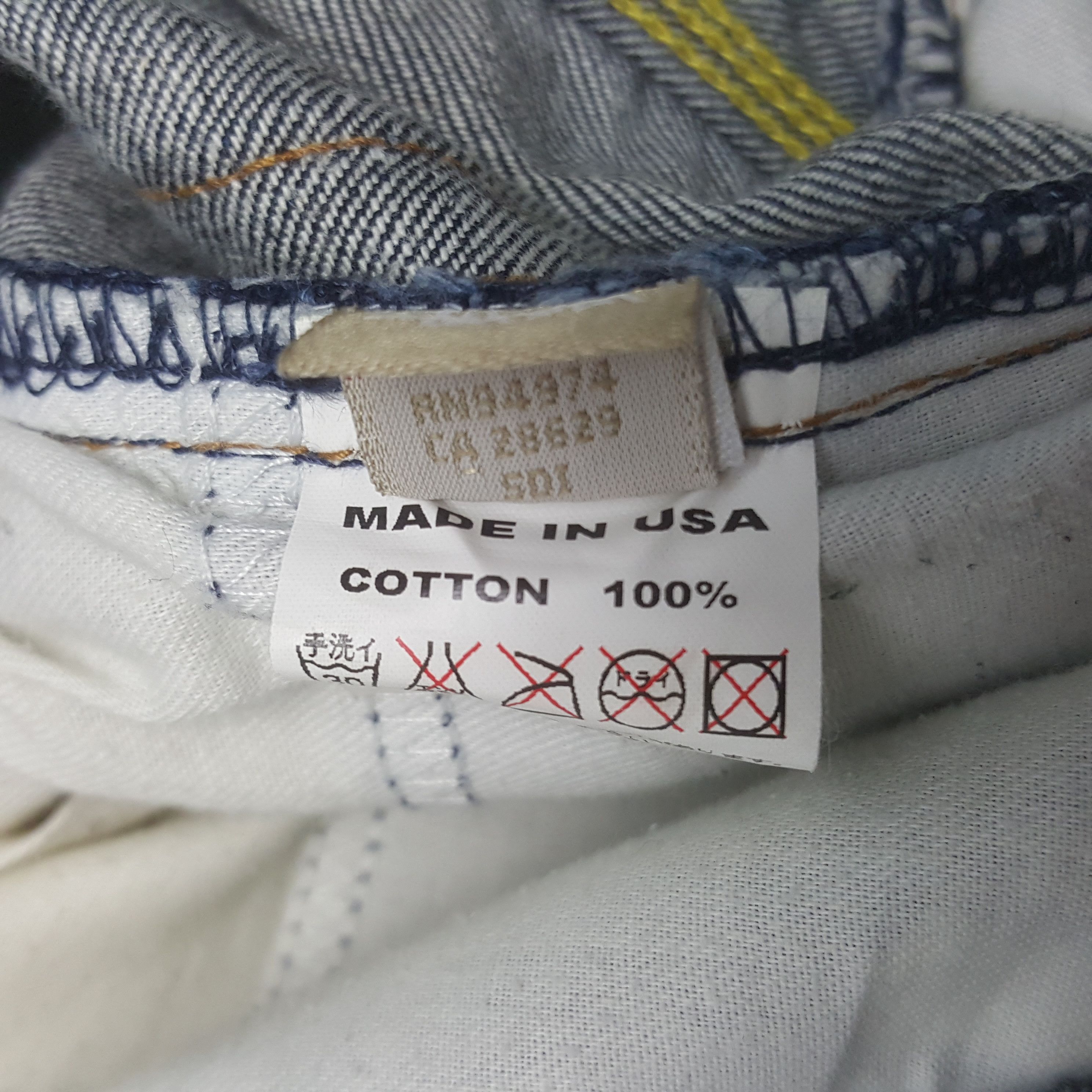Stussy × Vintage Vintage Stussy Custom Nice Art Denim Jeans Size US 30 / EU 46 - 14 Thumbnail