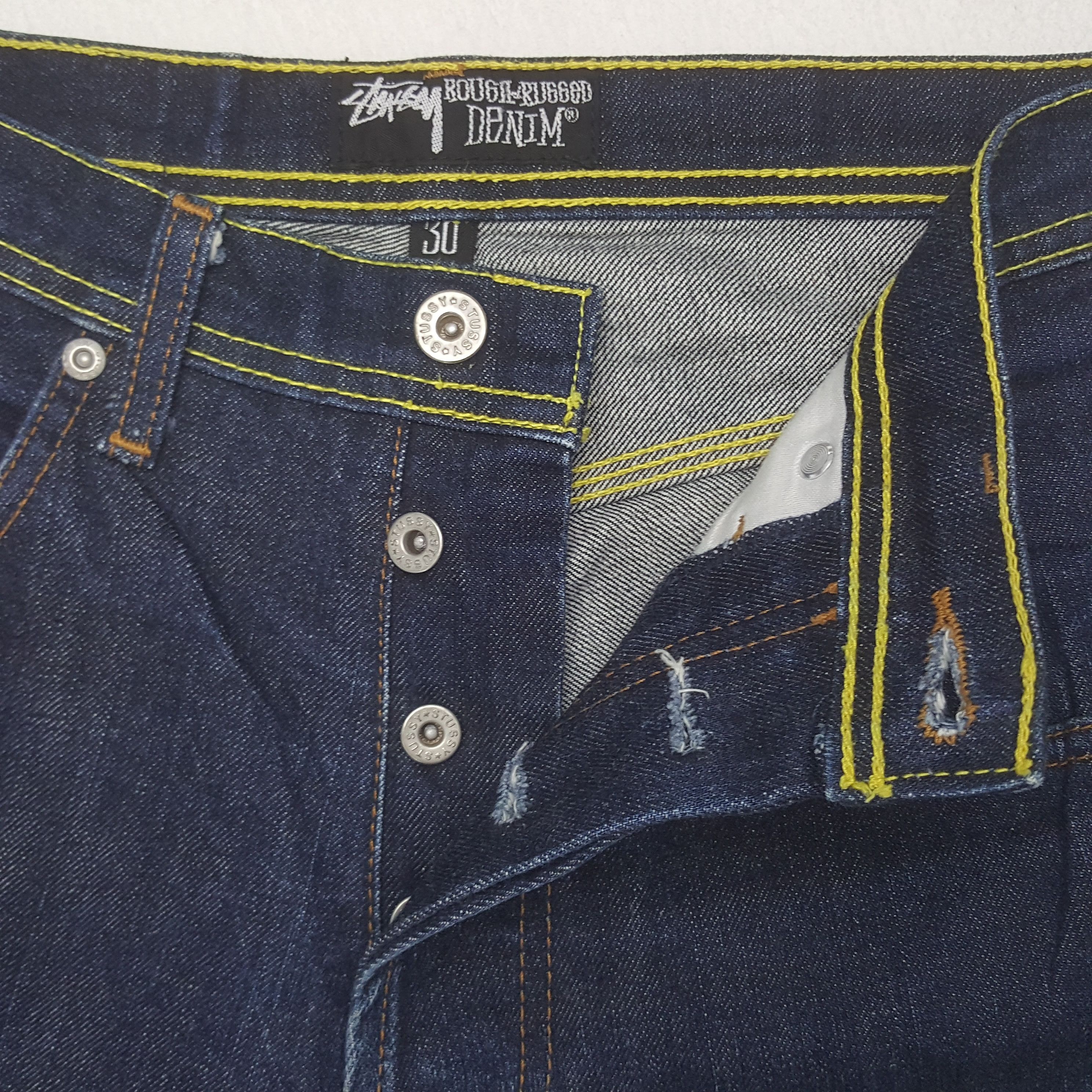 Stussy × Vintage Vintage Stussy Custom Nice Art Denim Jeans Size US 30 / EU 46 - 12 Thumbnail