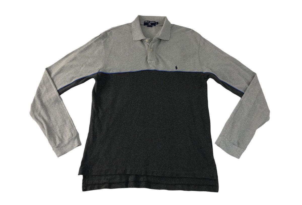Polo Ralph Lauren × Vintage Vintage Polo Sport Ralph Lauren two Tones Colour Design Size US L / EU 52-54 / 3 - 1 Thumbnail