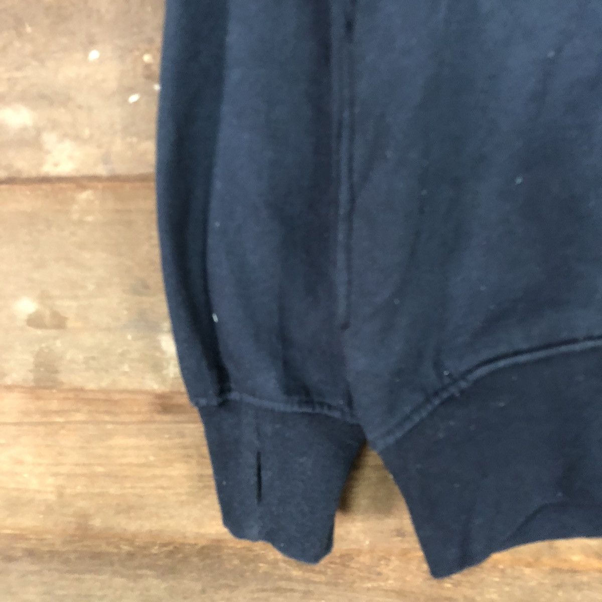 Japanese Brand Bonjour Dark Blue Hoodies #2808 Size US M / EU 48-50 / 2 - 6 Thumbnail