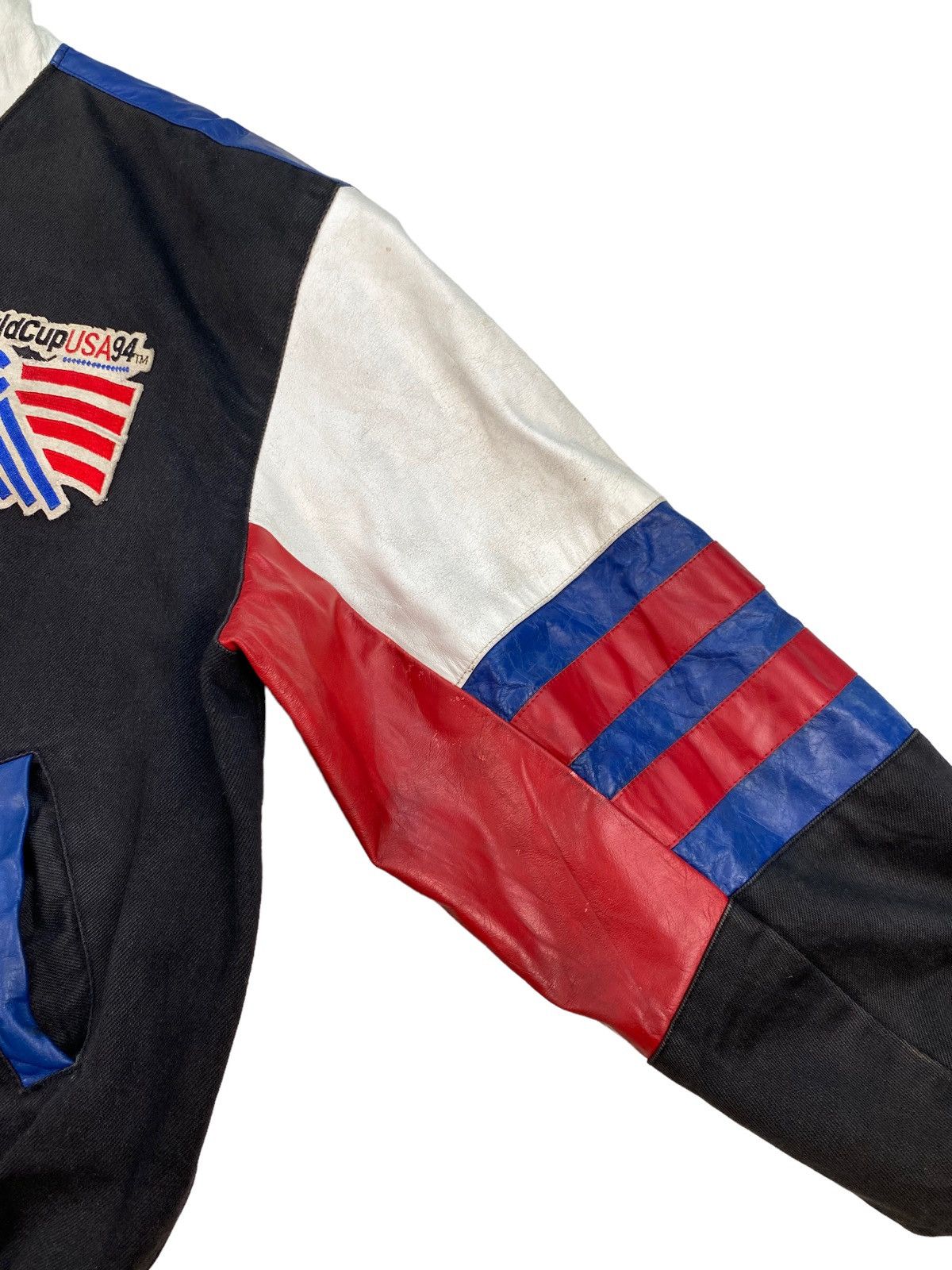 Jeff Hamilton Vintage Jeff Hamilton World Cup Usa 94 Varsity Jacket Size US L / EU 52-54 / 3 - 5 Thumbnail