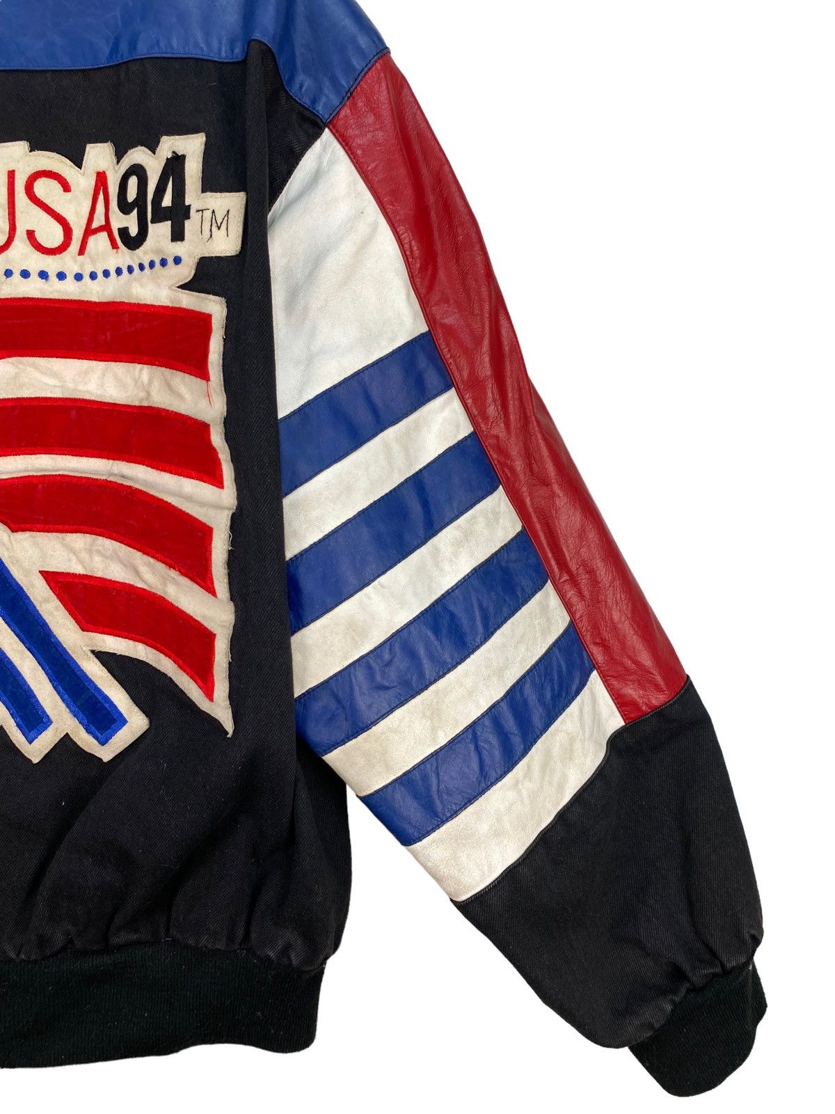 Jeff Hamilton Vintage Jeff Hamilton World Cup Usa 94 Varsity Jacket Size US L / EU 52-54 / 3 - 9 Thumbnail