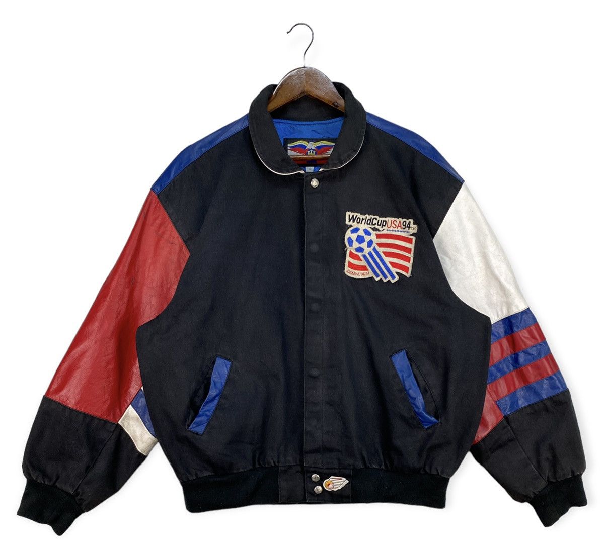 Jeff Hamilton Vintage Jeff Hamilton World Cup Usa 94 Varsity Jacket Size US L / EU 52-54 / 3 - 2 Thumbnail