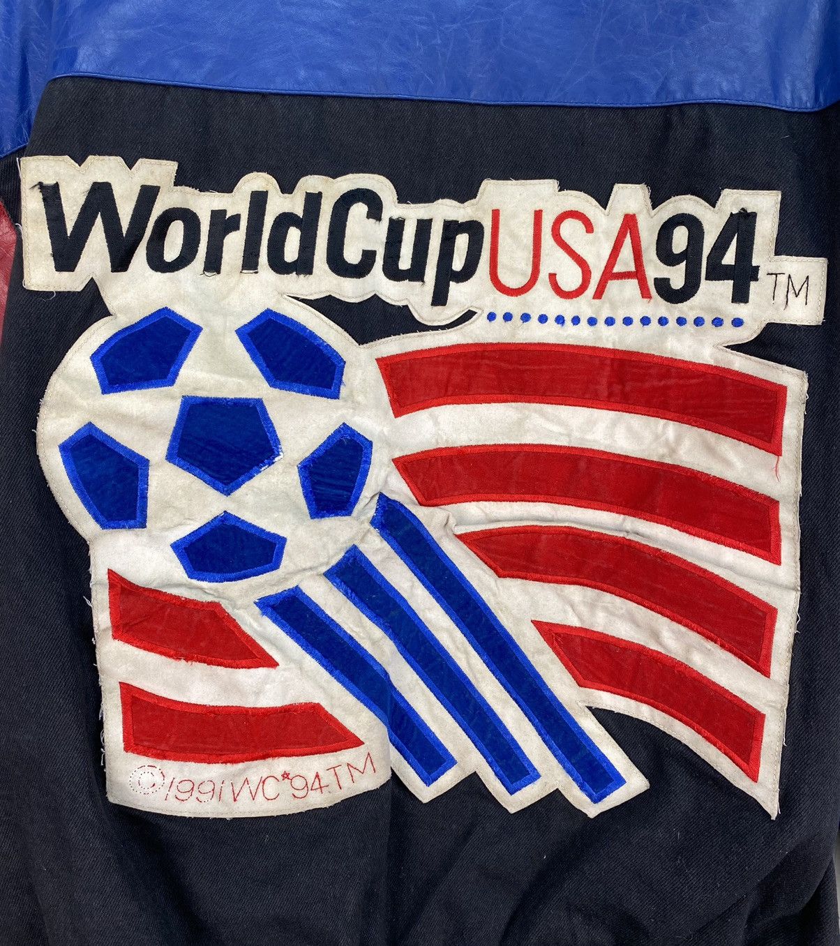 Jeff Hamilton Vintage Jeff Hamilton World Cup Usa 94 Varsity Jacket Size US L / EU 52-54 / 3 - 12 Thumbnail