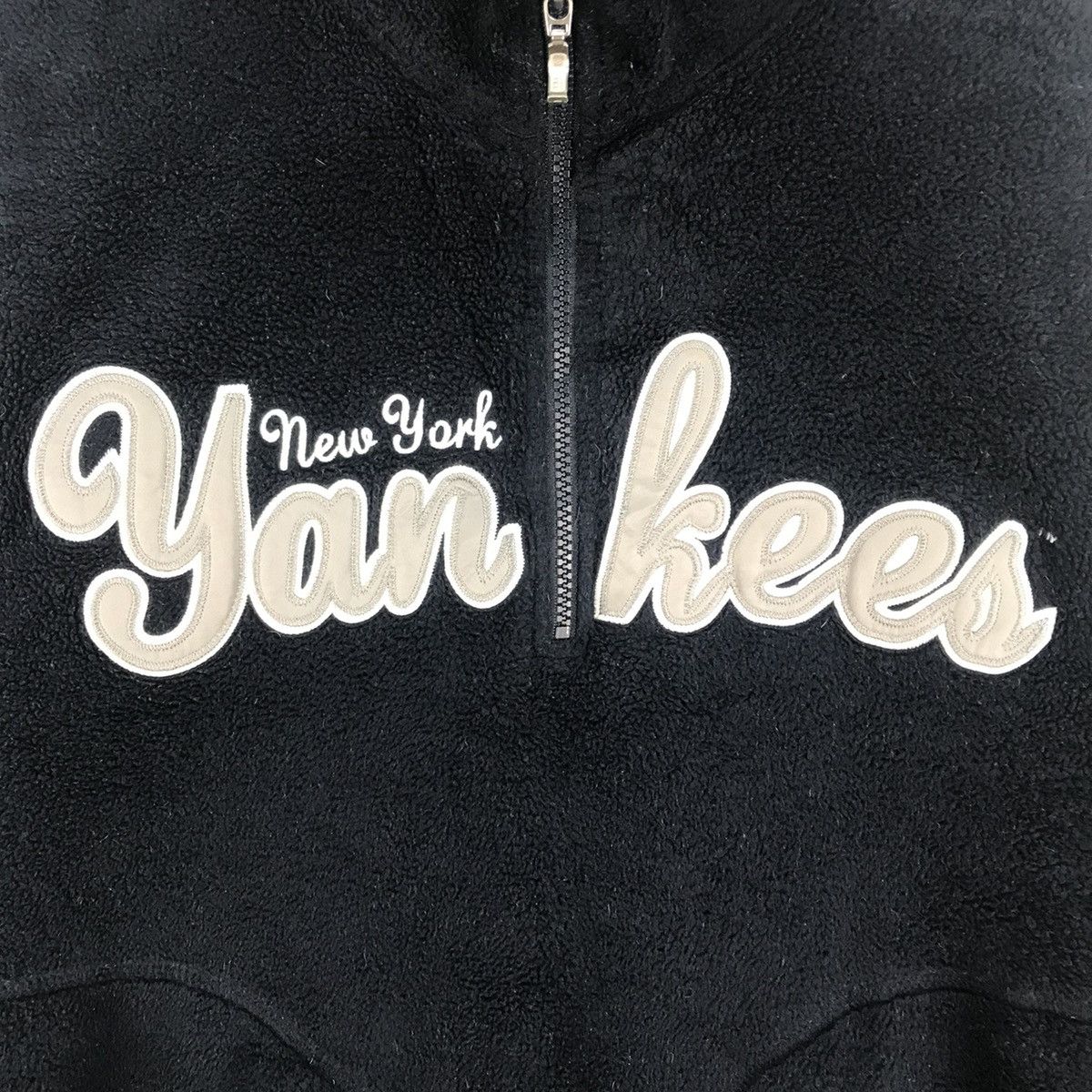 MLB Vintage New York Yankees Fleece Half Zip Size US L / EU 52-54 / 3 - 5 Thumbnail
