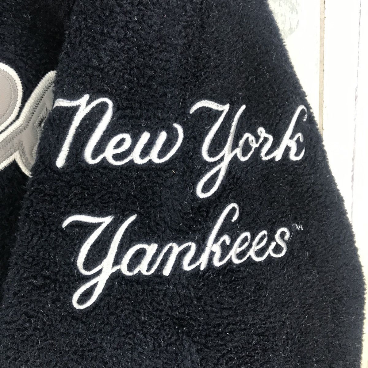 MLB Vintage New York Yankees Fleece Half Zip Size US L / EU 52-54 / 3 - 6 Thumbnail