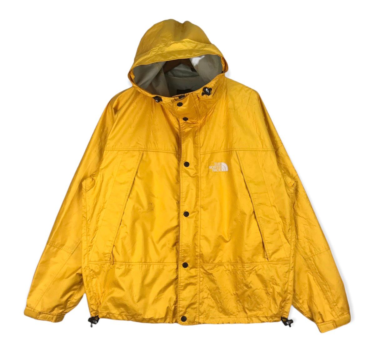 Pre-owned Goretex X The North Face Vintage The North Face X Gore-tex Windbreaker In Yellow