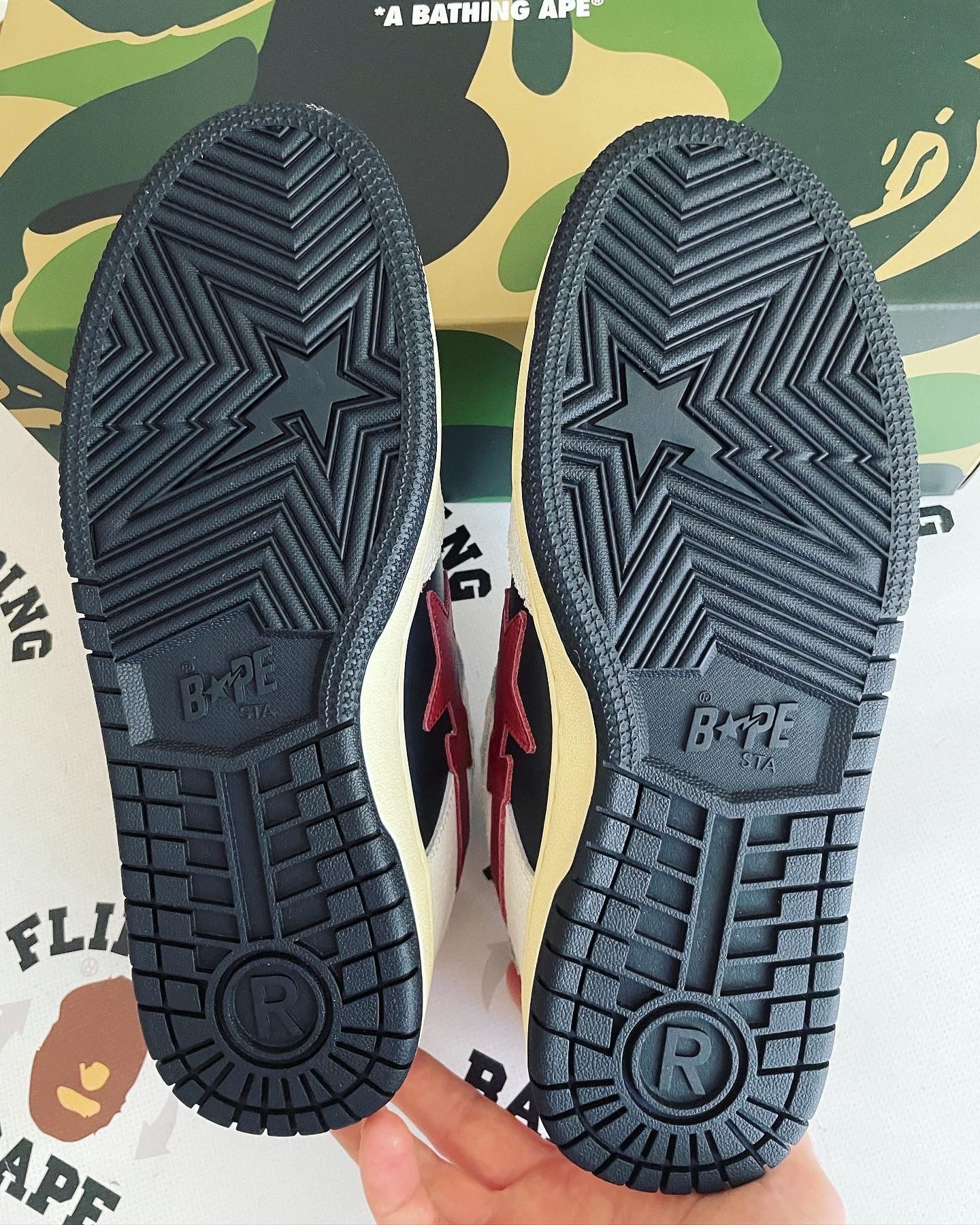 Bape BAPE SK8 STA 4 RED Size US 8.5 / EU 41-42 - 5 Thumbnail