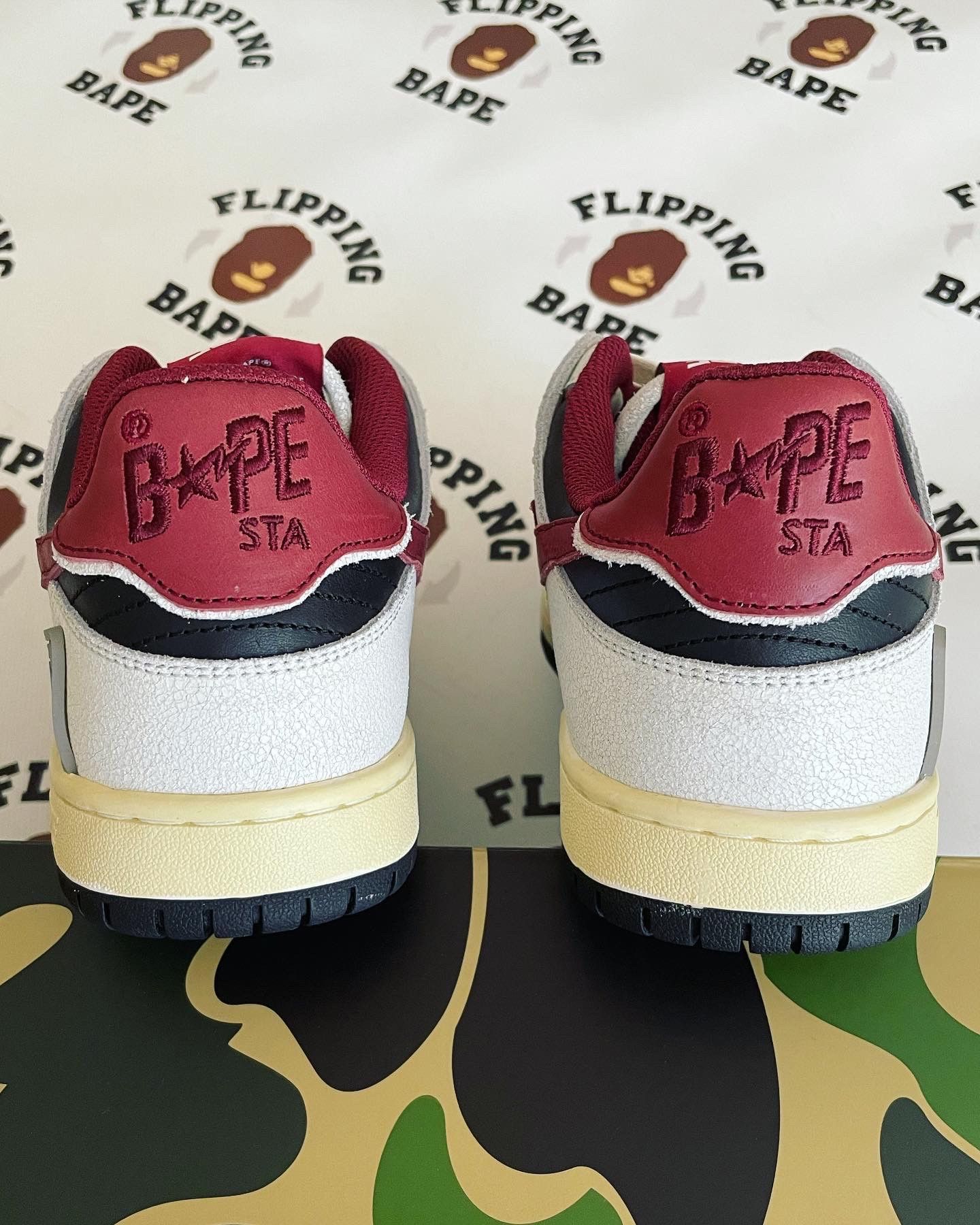 Bape BAPE SK8 STA 4 RED Size US 8.5 / EU 41-42 - 4 Thumbnail