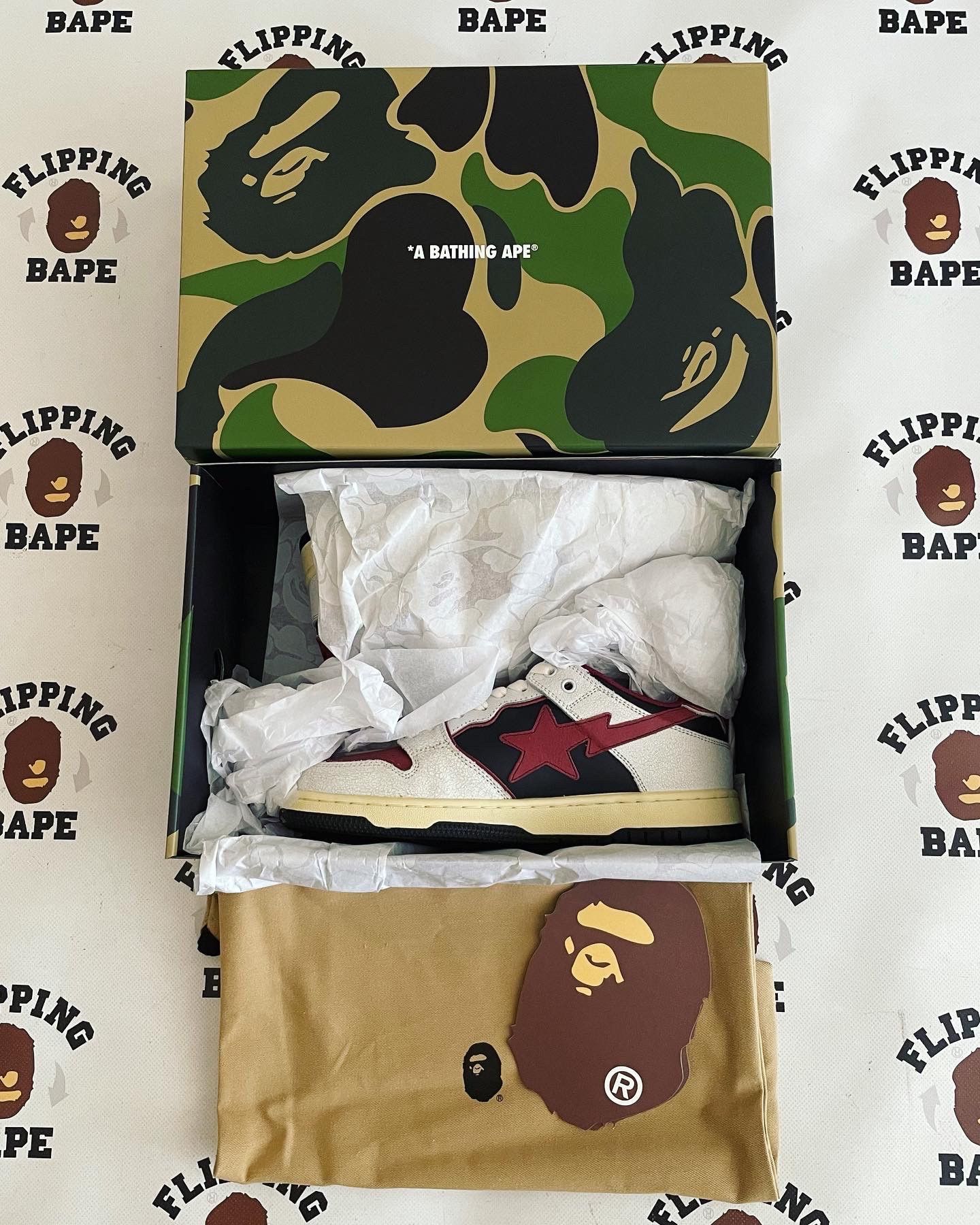Bape BAPE SK8 STA 4 RED Size US 8.5 / EU 41-42 - 10 Thumbnail