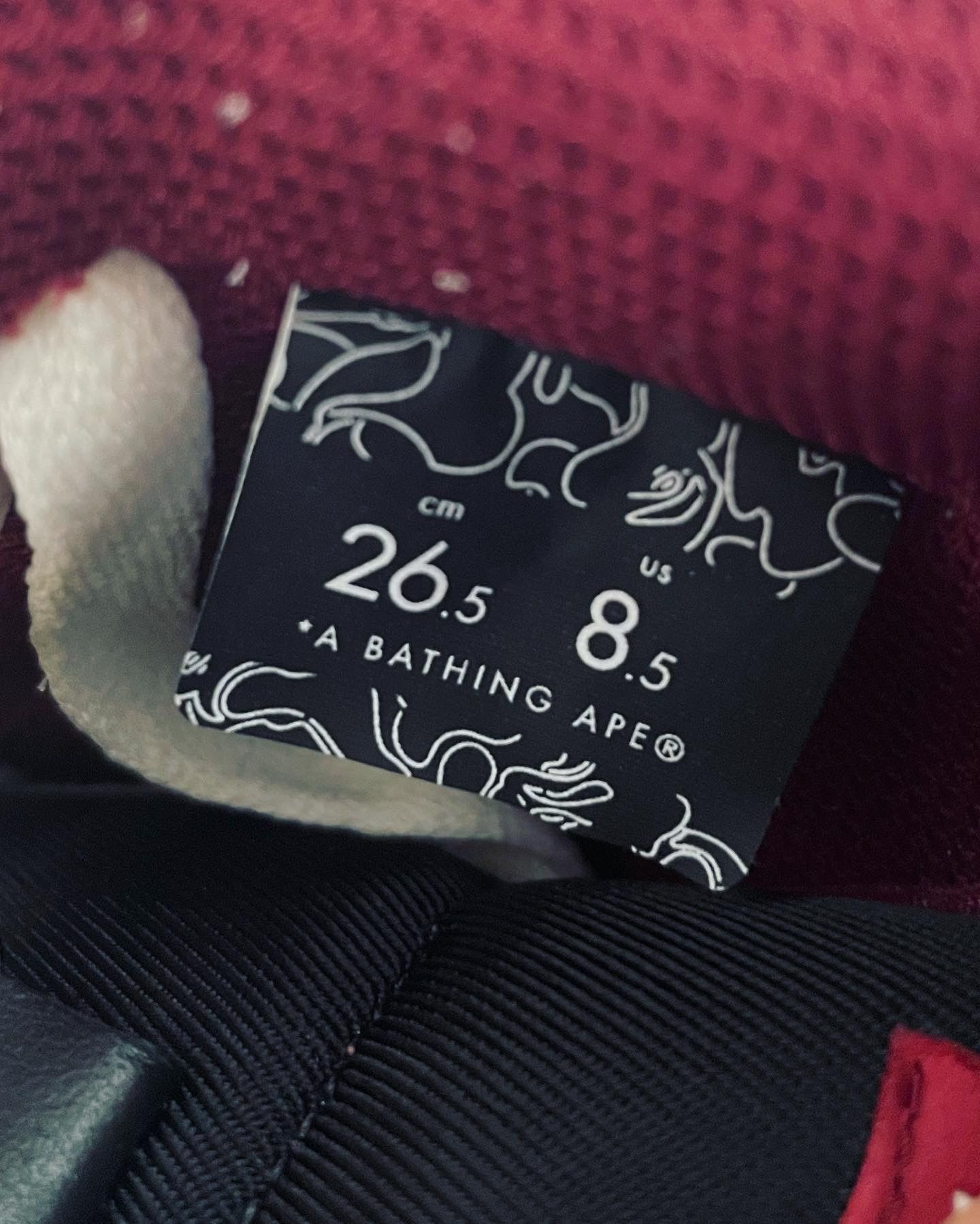 Bape BAPE SK8 STA 4 RED Size US 8.5 / EU 41-42 - 8 Thumbnail