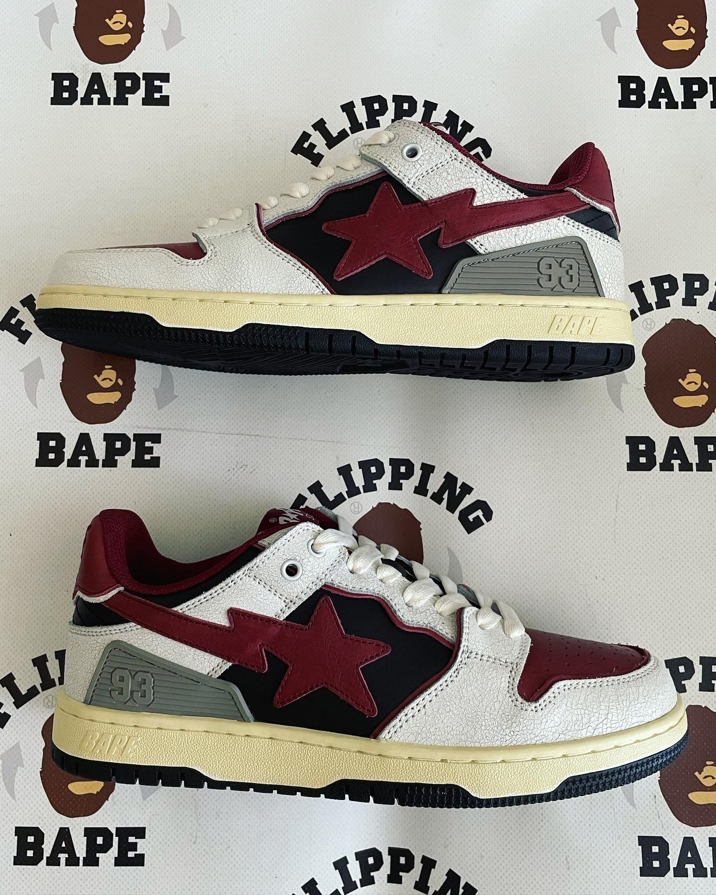Bape BAPE SK8 STA 4 RED Size US 8.5 / EU 41-42 - 6 Thumbnail