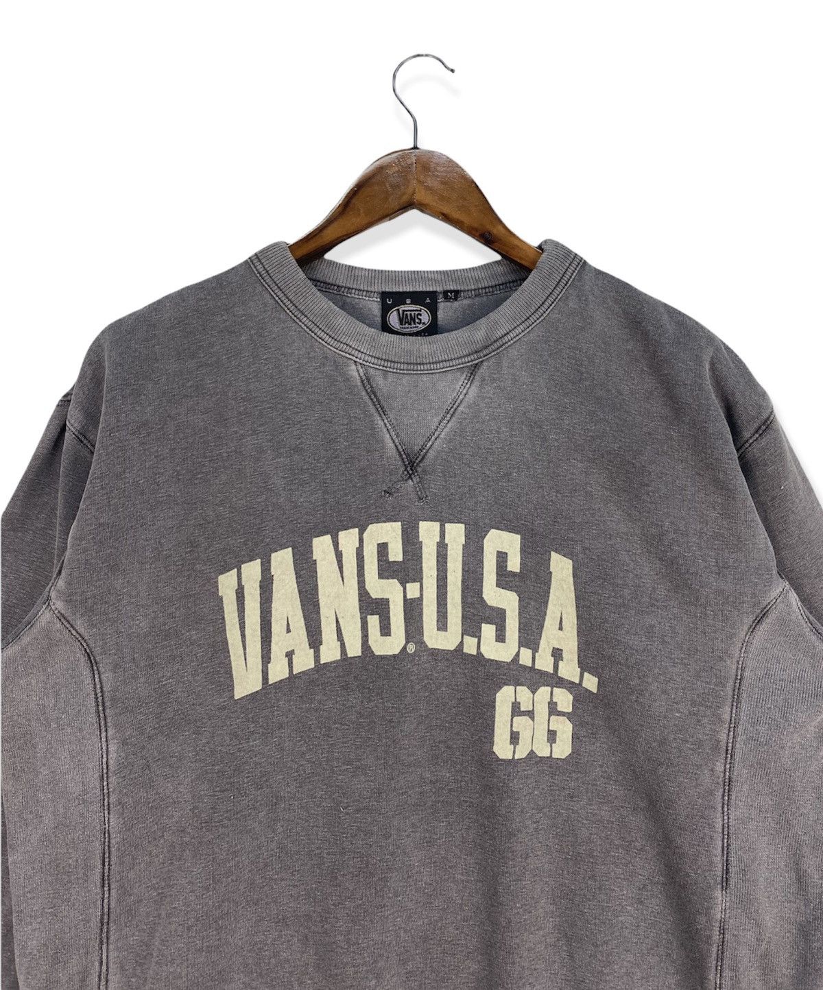 Vans Vintage VANS U.S.A 66 Sweatshirt Size US M / EU 48-50 / 2 - 2 Thumbnail