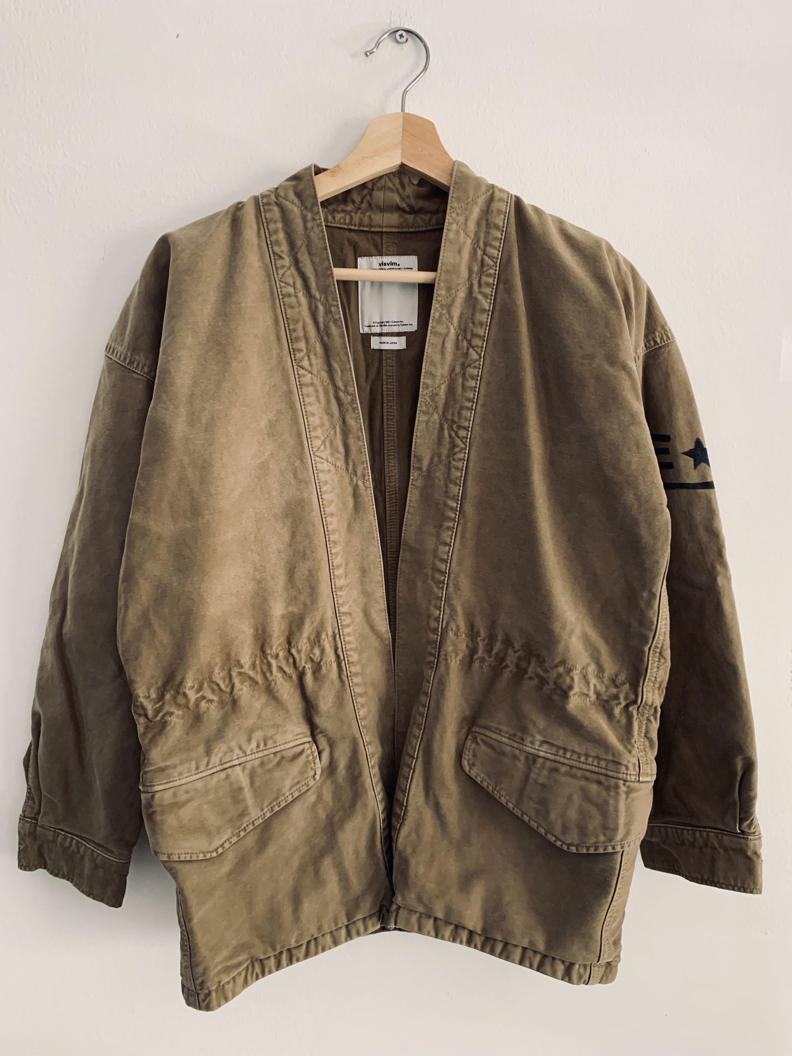 image of Visvim Military Benny Sanjuro Jkt in Olive, Men's (Size Small)