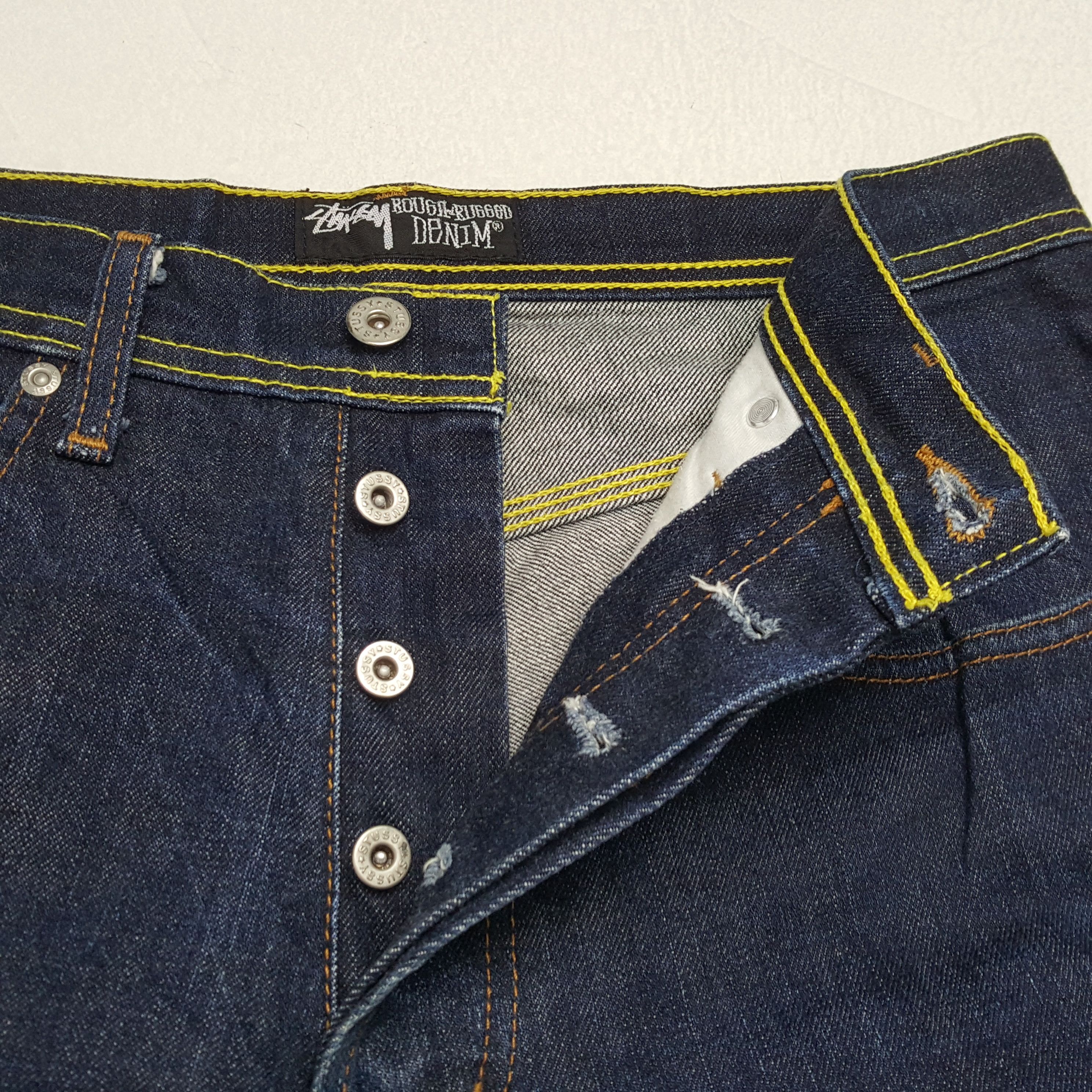 Stussy × Vintage Vintage STUSSY Streetwear Skateboard Logo Custom Style Jeans Size US 30 / EU 46 - 12 Thumbnail