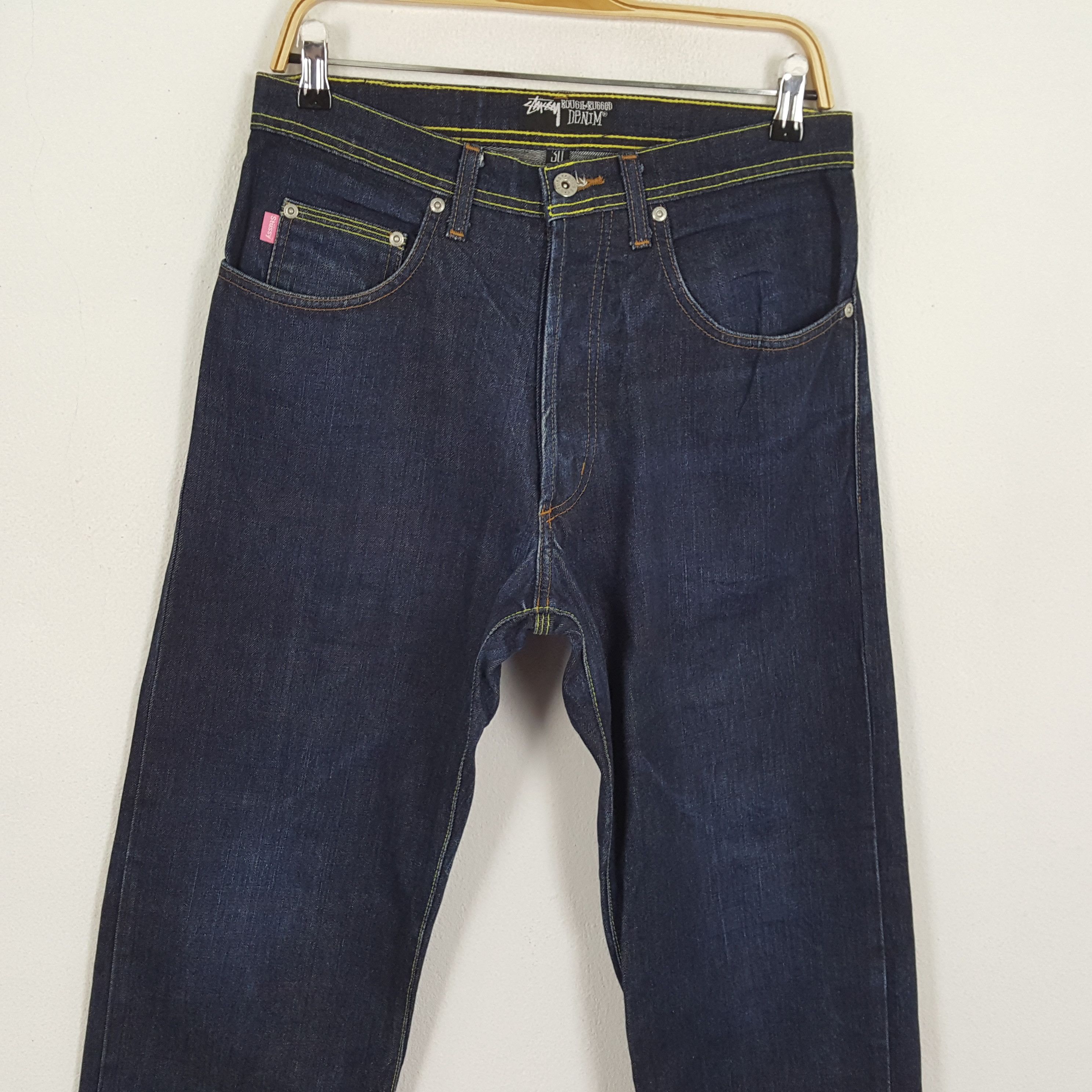 Stussy × Vintage Vintage STUSSY Streetwear Skateboard Logo Custom Style Jeans Size US 30 / EU 46 - 5 Thumbnail