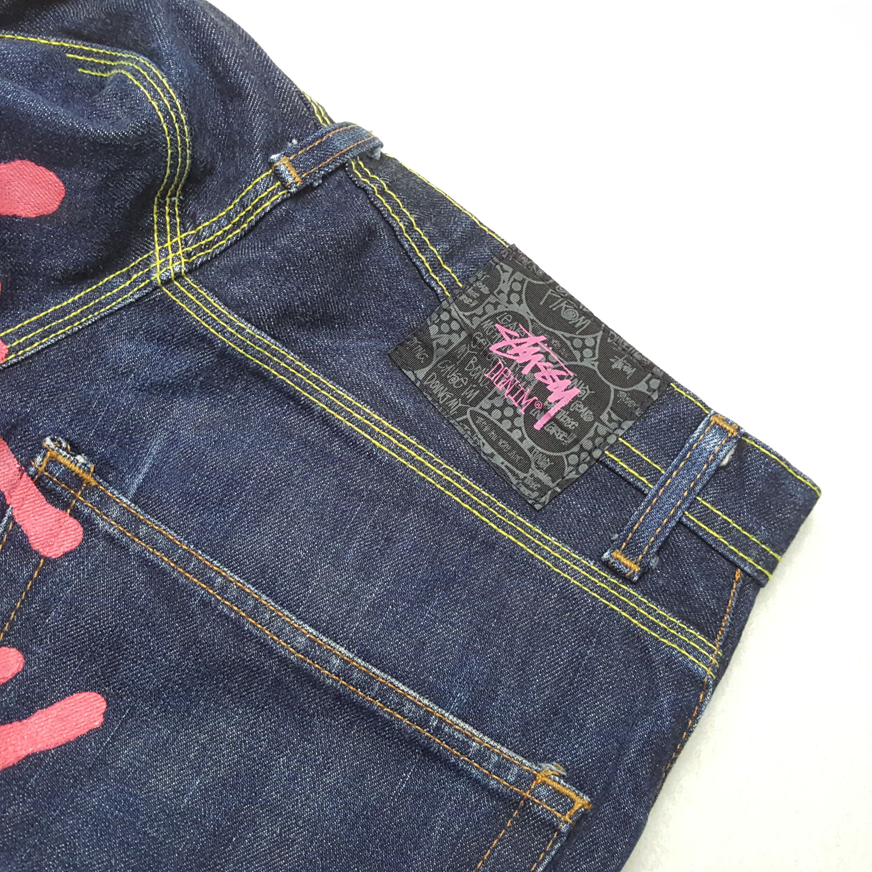 Stussy × Vintage Vintage STUSSY Streetwear Skateboard Logo Custom Style Jeans Size US 30 / EU 46 - 14 Thumbnail