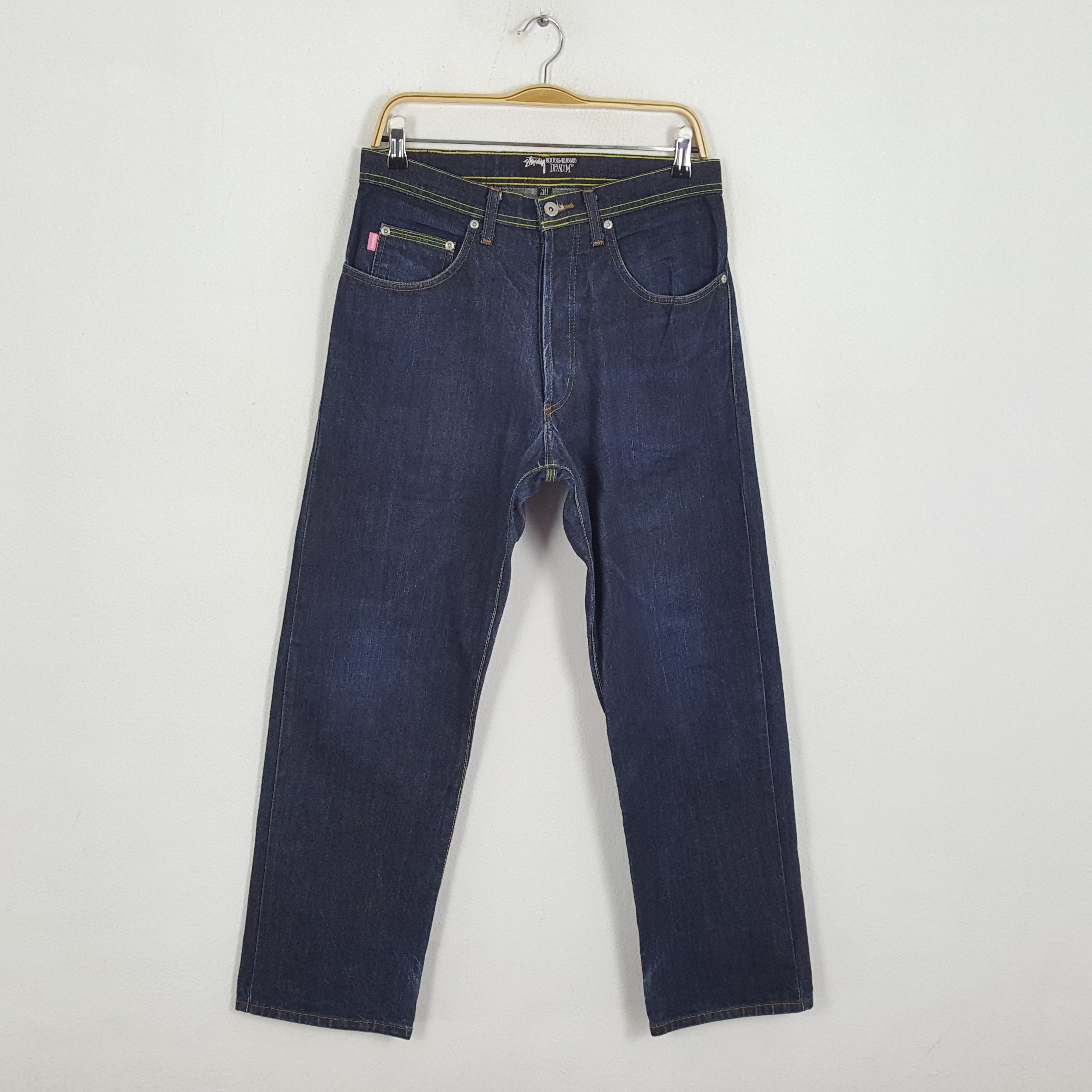 Stussy × Vintage Vintage STUSSY Streetwear Skateboard Logo Custom Style Jeans Size US 30 / EU 46 - 4 Thumbnail