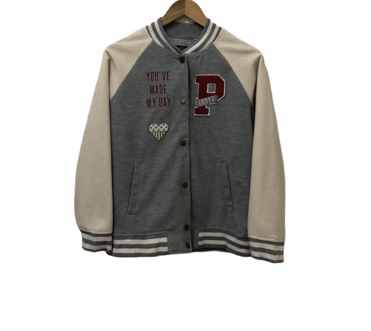 Japanese Brand Vintage Japanese Patchwork Varsity Jacket Size US M / EU 48-50 / 2 - 1 Thumbnail