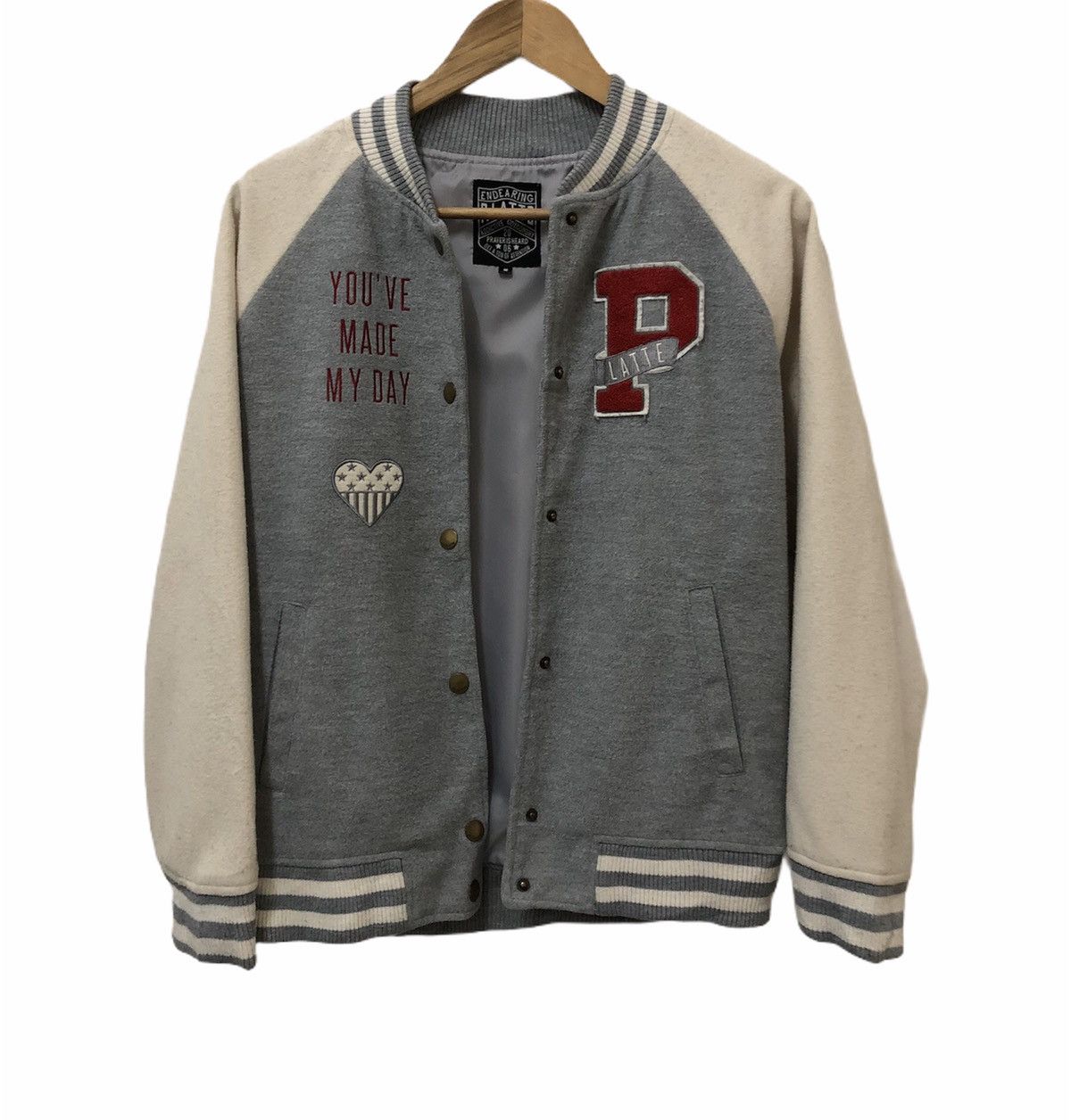 Japanese Brand Vintage Japanese Patchwork Varsity Jacket Size US M / EU 48-50 / 2 - 3 Thumbnail