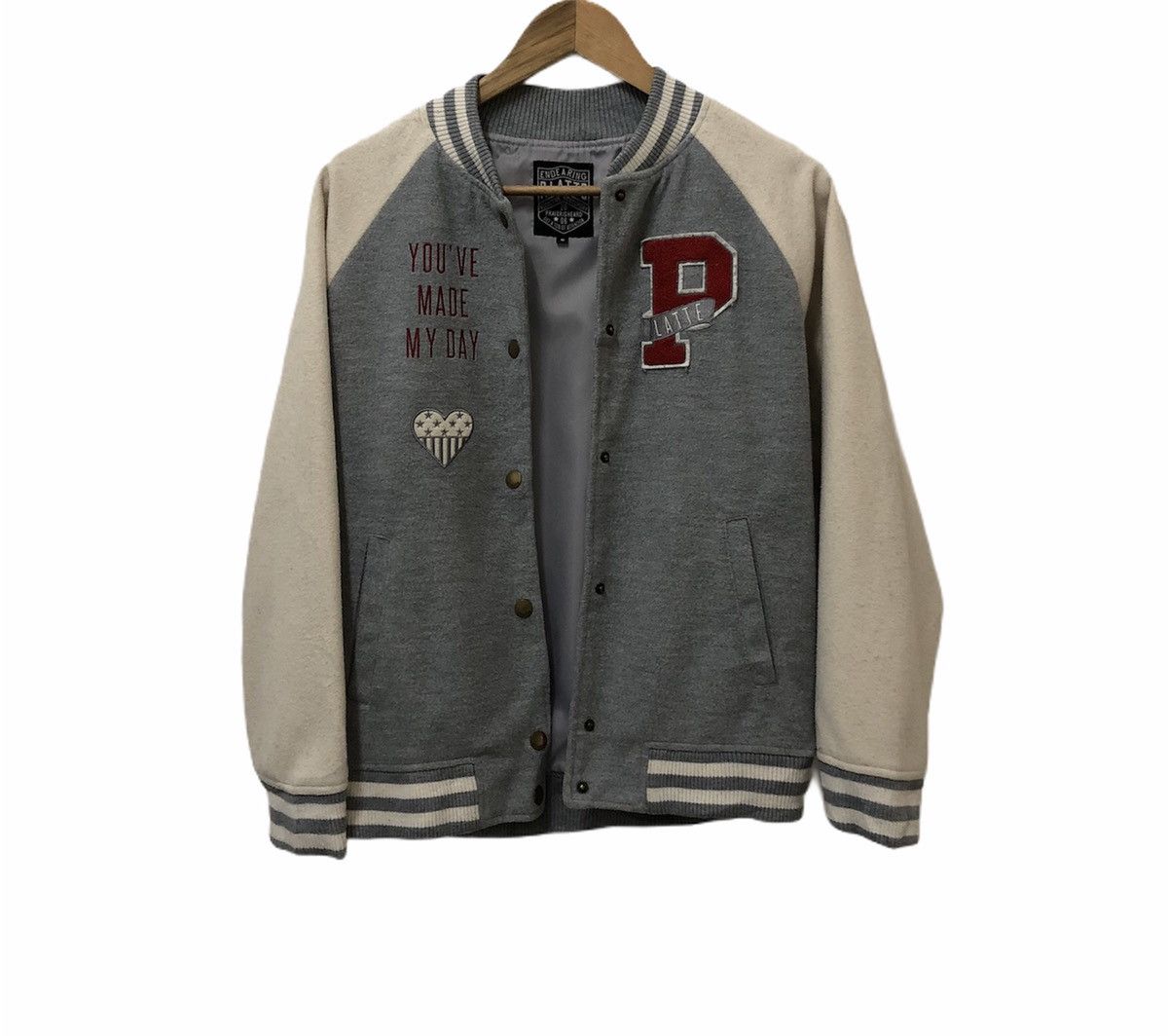Japanese Brand Vintage Japanese Patchwork Varsity Jacket Size US M / EU 48-50 / 2 - 6 Thumbnail