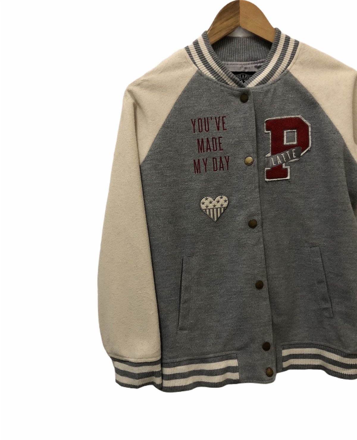 Japanese Brand Vintage Japanese Patchwork Varsity Jacket Size US M / EU 48-50 / 2 - 8 Thumbnail