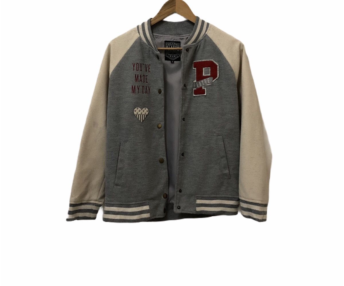 Japanese Brand Vintage Japanese Patchwork Varsity Jacket Size US M / EU 48-50 / 2 - 4 Thumbnail