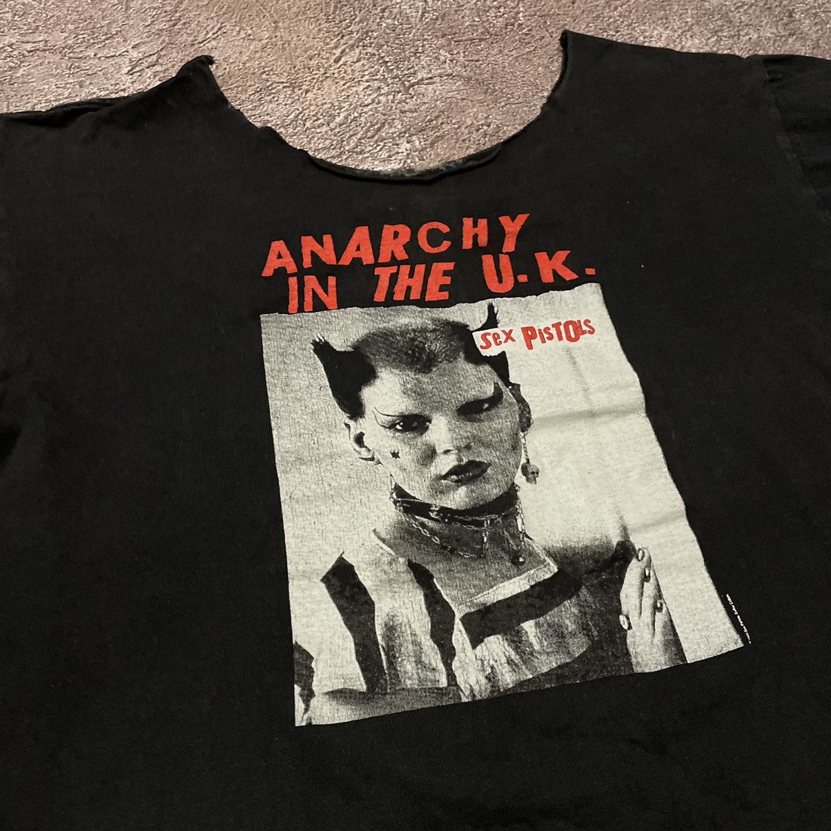 Vintage Vintage Y2K Anarchy Graphic Tee Punk Underground Black L Size US L / EU 52-54 / 3 - 6 Thumbnail