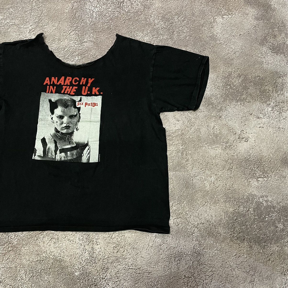 Vintage Vintage Y2K Anarchy Graphic Tee Punk Underground Black L Size US L / EU 52-54 / 3 - 3 Thumbnail