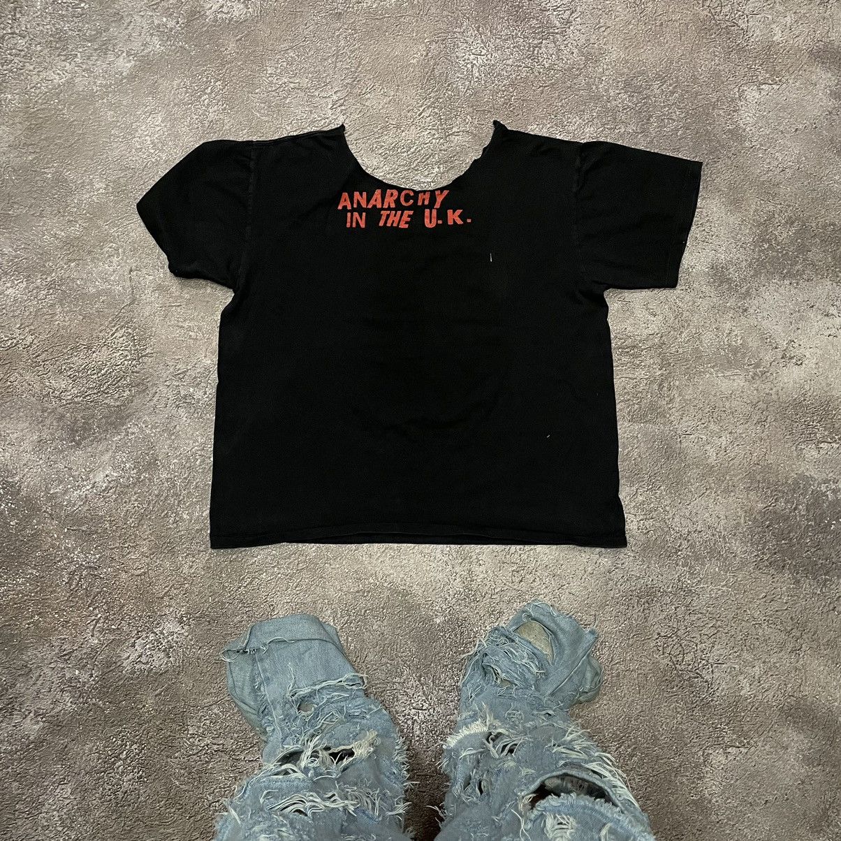 Vintage Vintage Y2K Anarchy Graphic Tee Punk Underground Black L Size US L / EU 52-54 / 3 - 7 Thumbnail
