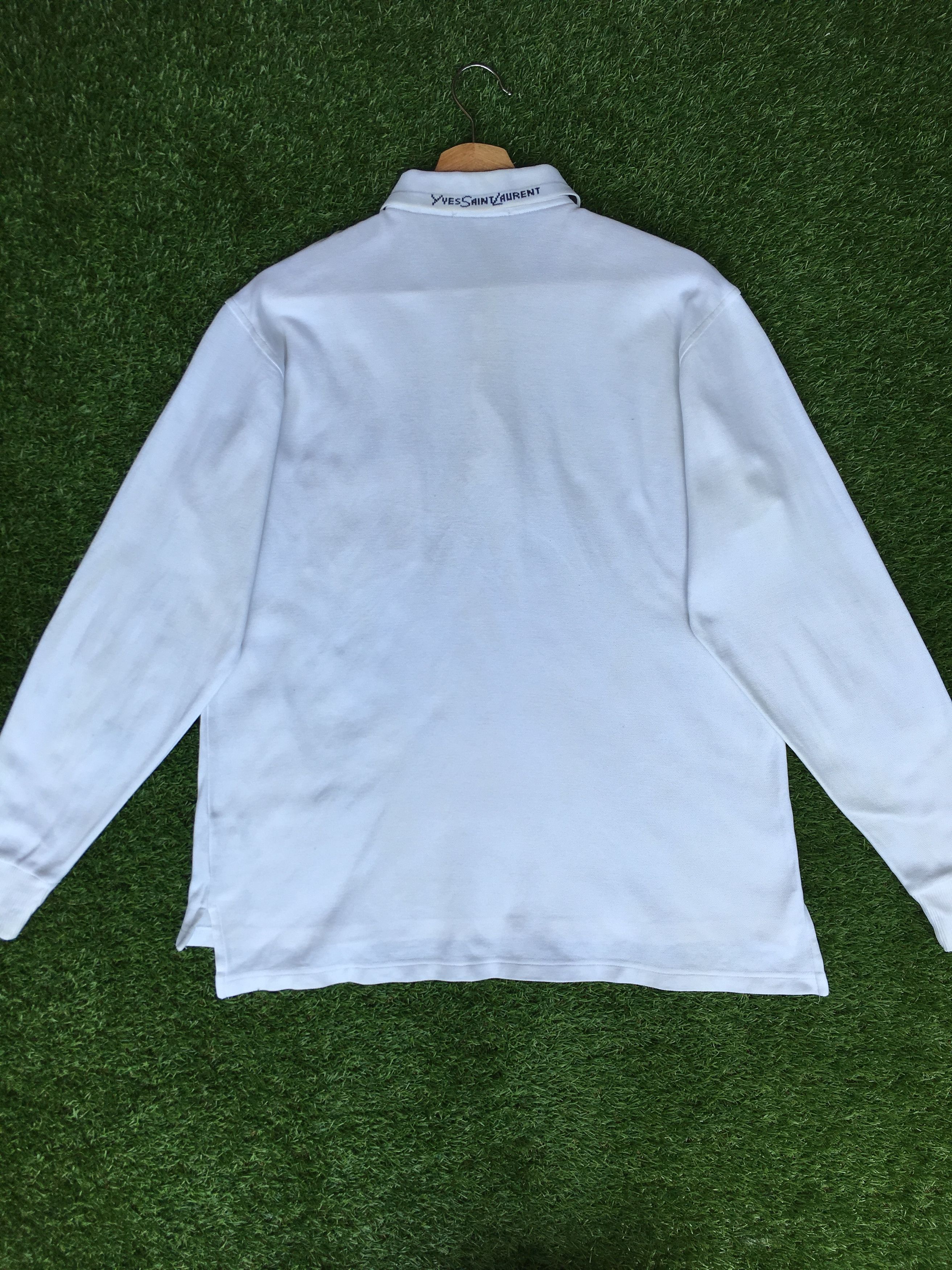 Yves Saint Laurent Vintage Yves Saint Laurent Longsleeve Polo Shirt Size US L / EU 52-54 / 3 - 9 Thumbnail