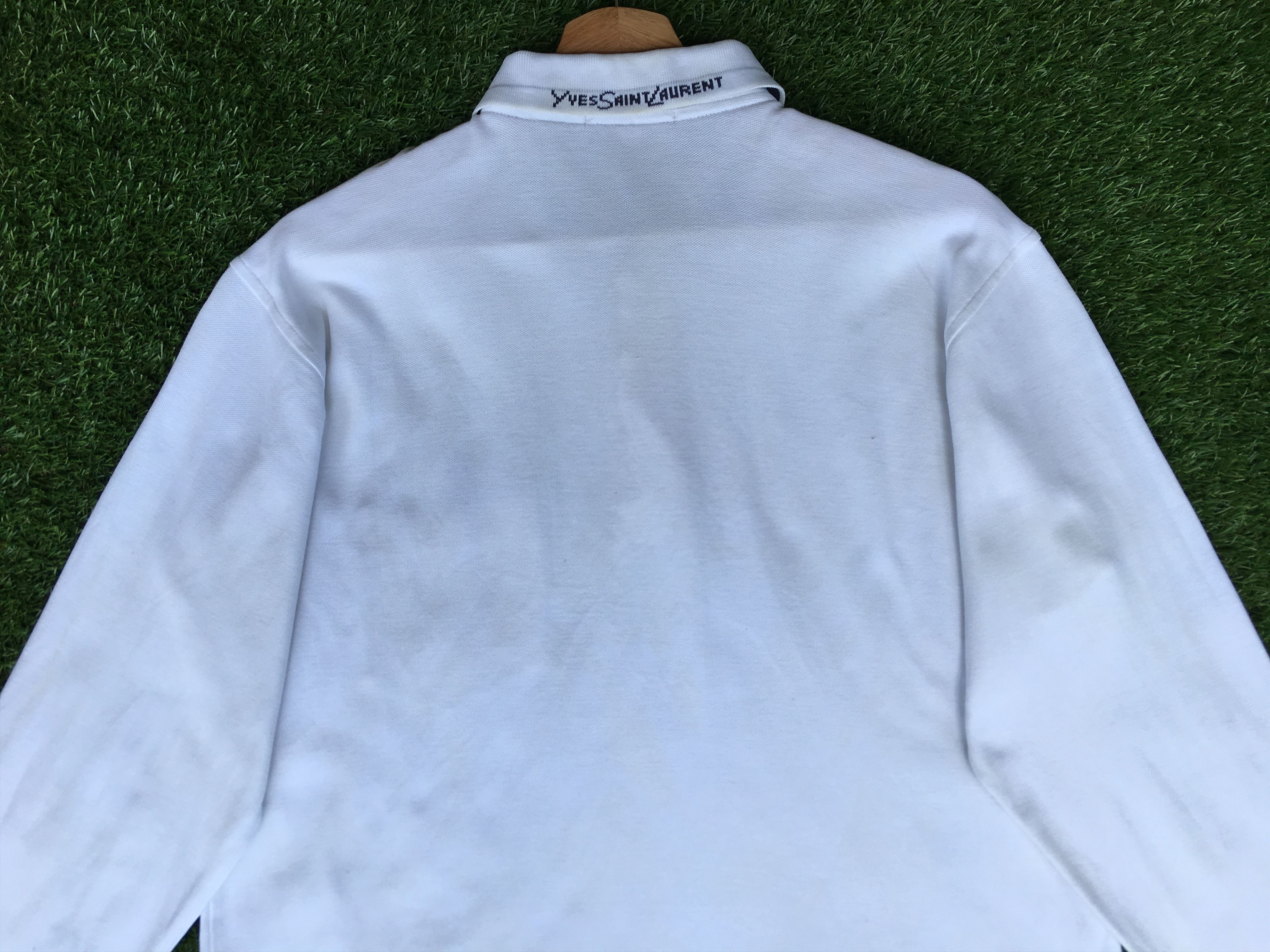 Yves Saint Laurent Vintage Yves Saint Laurent Longsleeve Polo Shirt Size US L / EU 52-54 / 3 - 11 Thumbnail