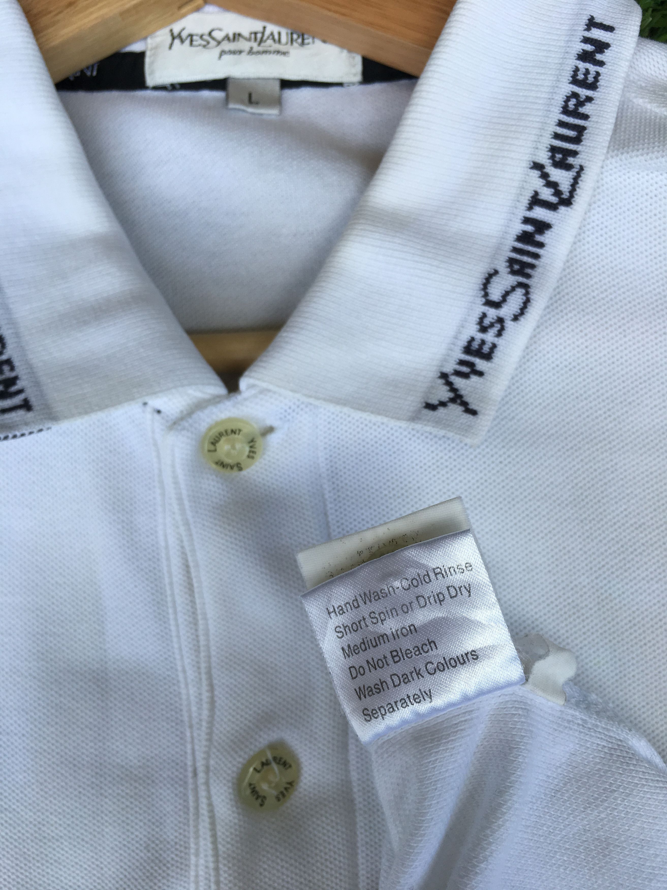 Yves Saint Laurent Vintage Yves Saint Laurent Longsleeve Polo Shirt Size US L / EU 52-54 / 3 - 14 Thumbnail