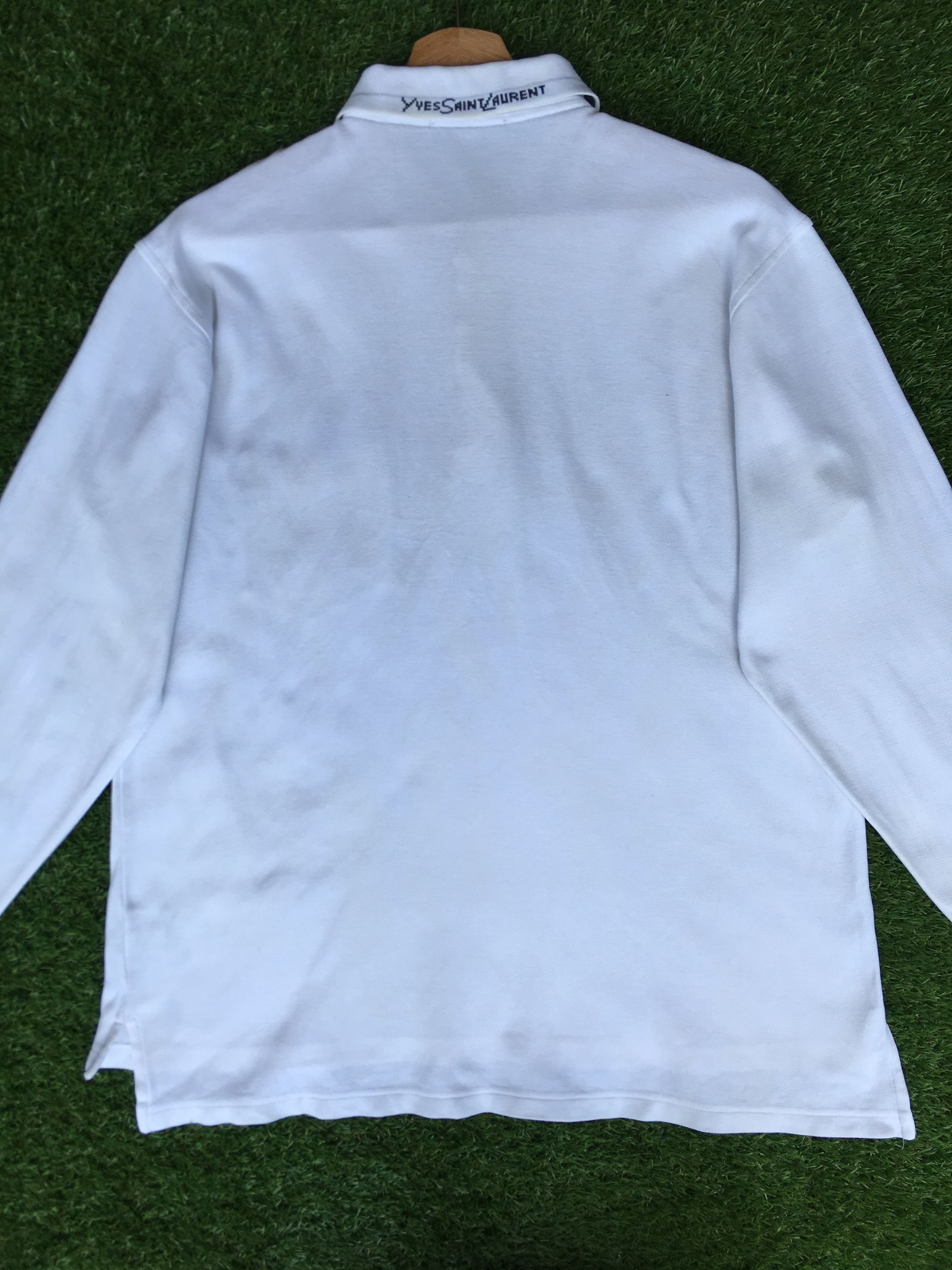 Yves Saint Laurent Vintage Yves Saint Laurent Longsleeve Polo Shirt Size US L / EU 52-54 / 3 - 8 Thumbnail