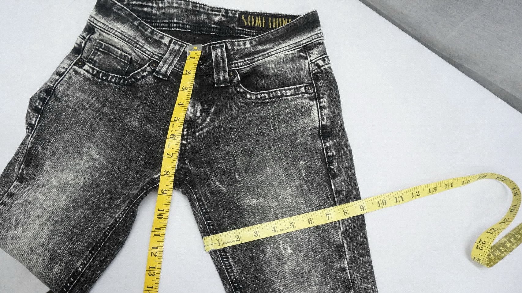 Edwin EDWIN SOMETHING Acid Wash Women's Skinny Jeans Size 28" / US 6 / IT 42 - 10 Thumbnail