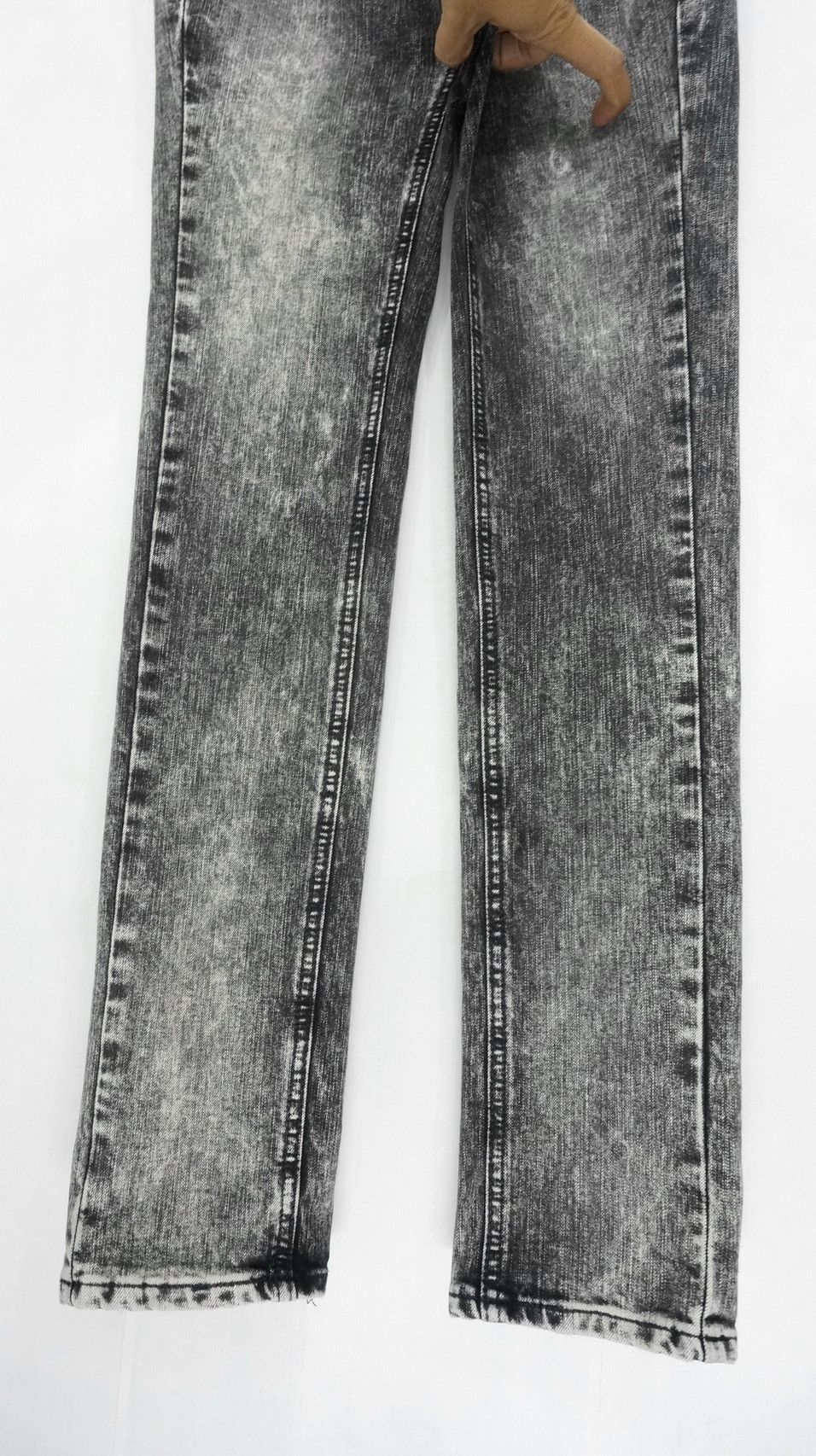 Edwin EDWIN SOMETHING Acid Wash Women's Skinny Jeans Size 28" / US 6 / IT 42 - 5 Thumbnail