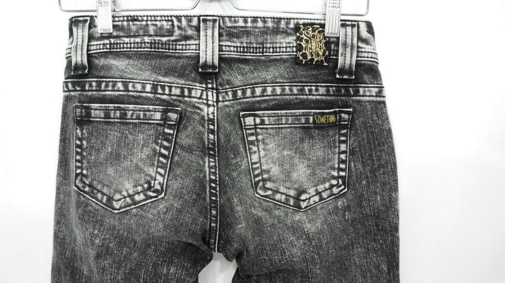 Edwin EDWIN SOMETHING Acid Wash Women's Skinny Jeans Size 28" / US 6 / IT 42 - 7 Thumbnail