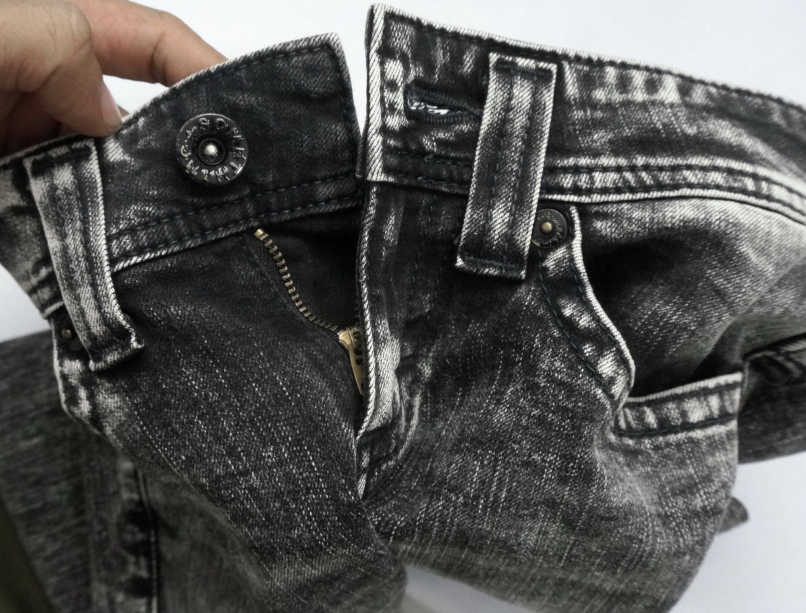 Edwin EDWIN SOMETHING Acid Wash Women's Skinny Jeans Size 28" / US 6 / IT 42 - 16 Thumbnail