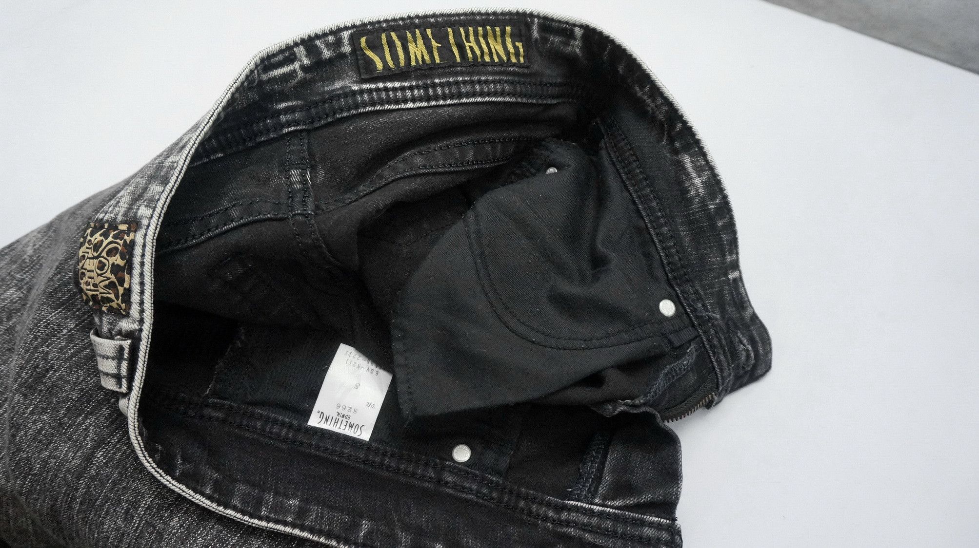 Edwin EDWIN SOMETHING Acid Wash Women's Skinny Jeans Size 28" / US 6 / IT 42 - 8 Thumbnail