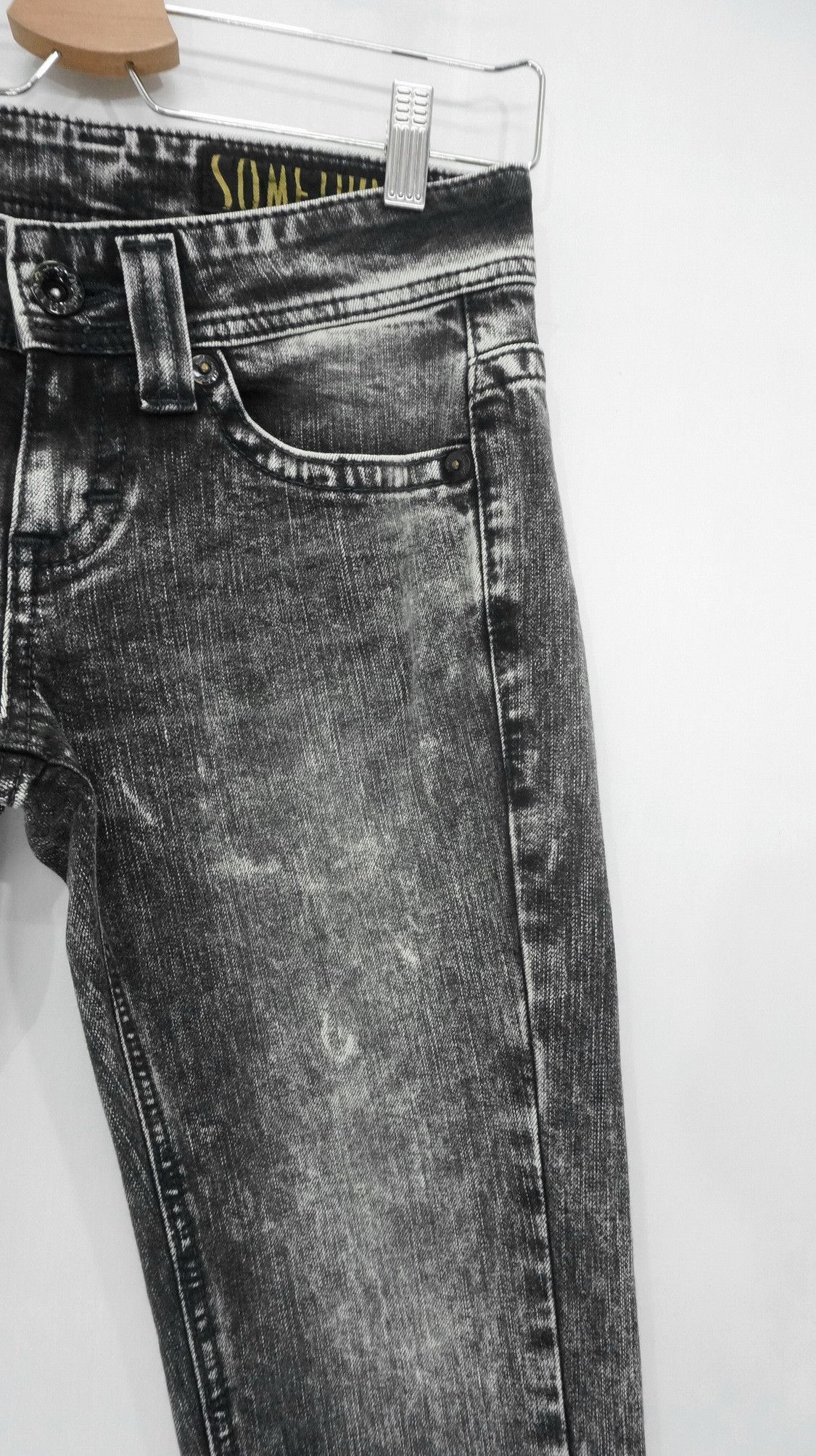Edwin EDWIN SOMETHING Acid Wash Women's Skinny Jeans Size 28" / US 6 / IT 42 - 4 Thumbnail