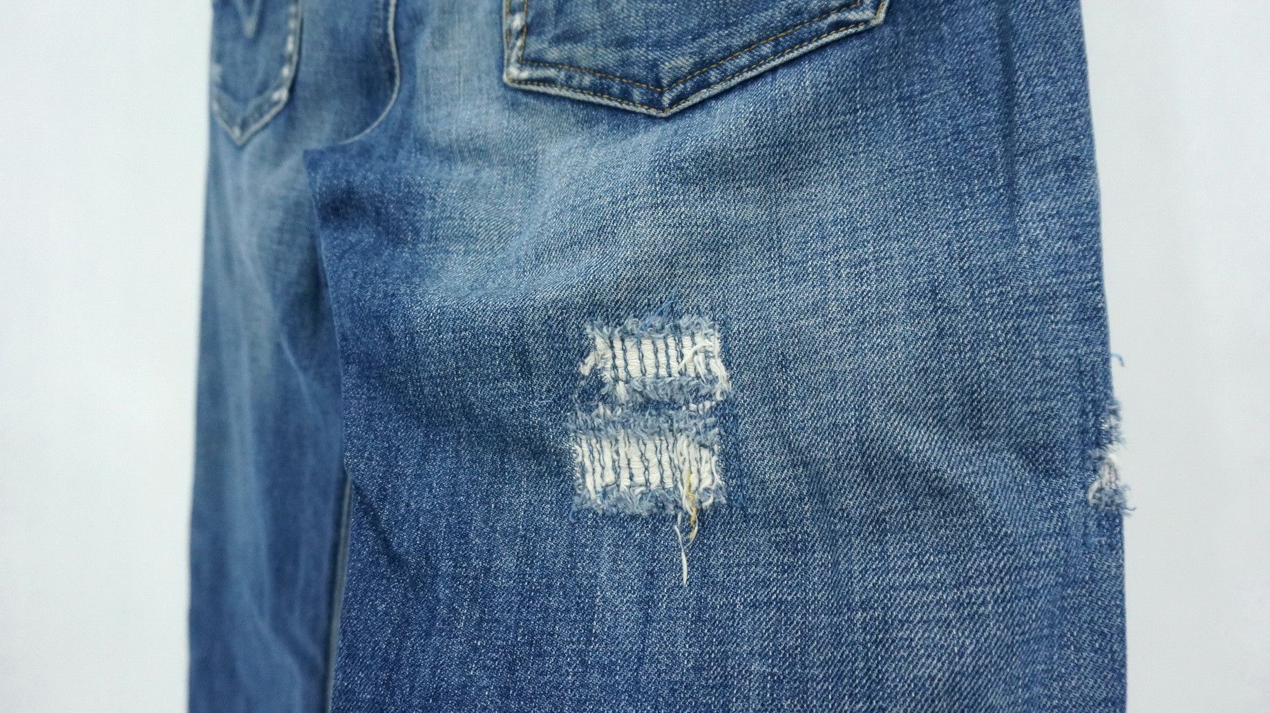 Diesel 🔥 DIESEL Vintage Aging Patina Low Rise Flared Jeans Size US 30 / EU 46 - 8 Thumbnail