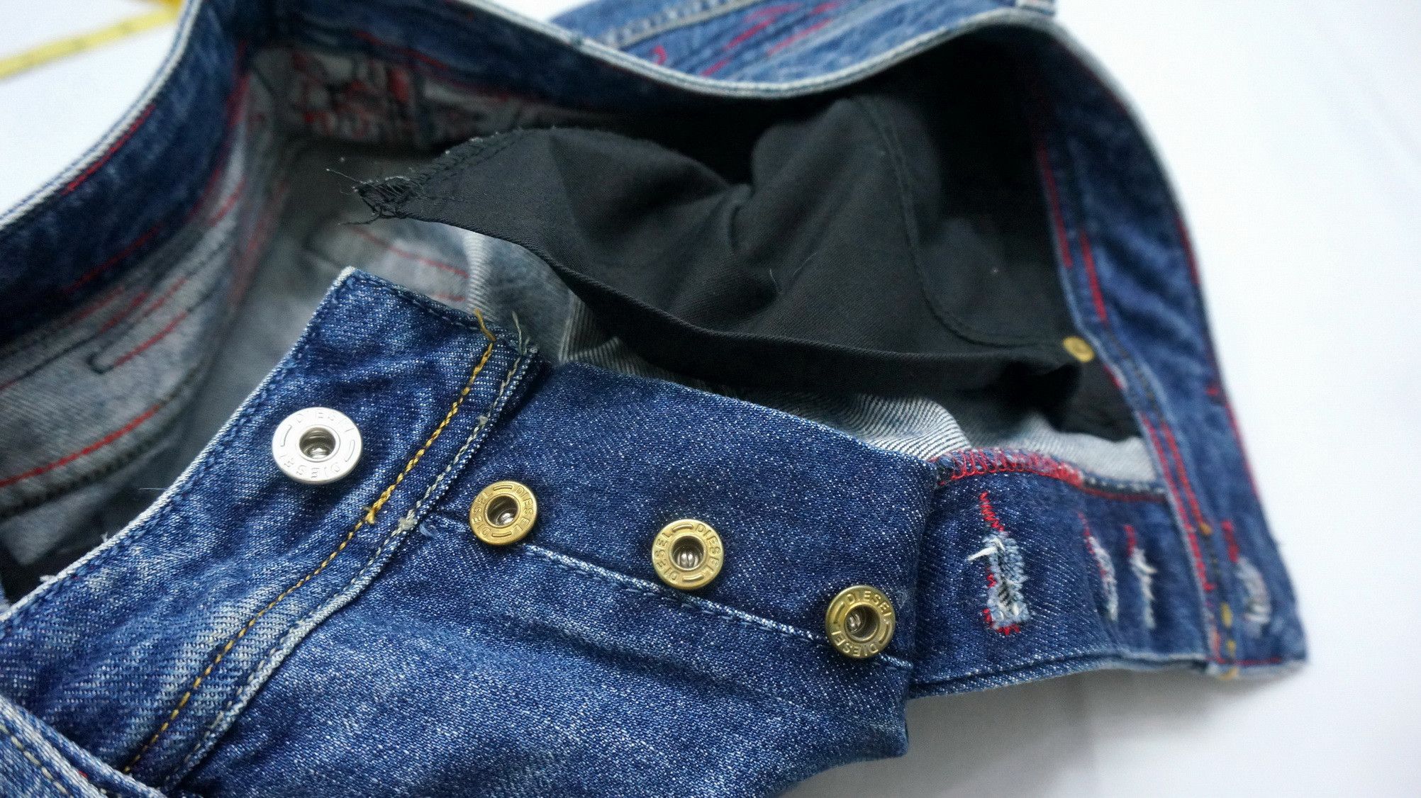 Diesel 🔥 DIESEL Vintage Aging Patina Low Rise Flared Jeans Size US 30 / EU 46 - 18 Thumbnail