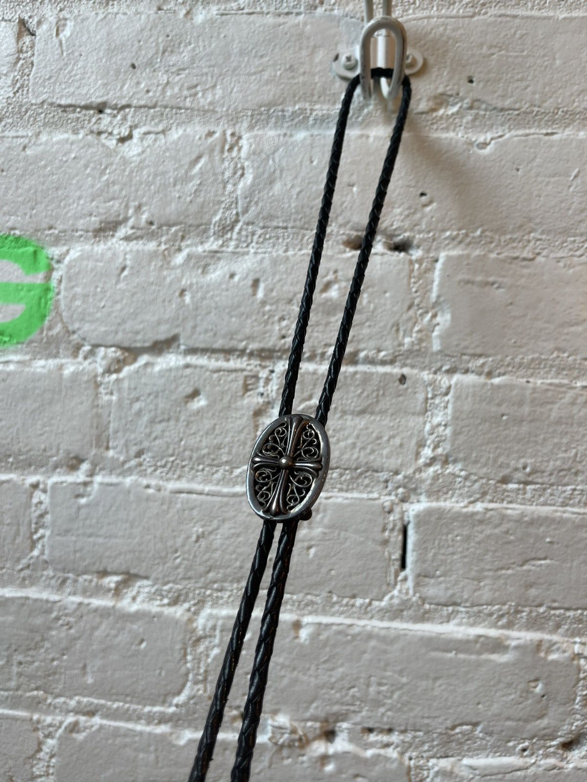Chrome Hearts Chrome Hearts Leather Silver COWBOY WESTERN NECKLACE TIE 4G Size ONE SIZE - 5 Thumbnail