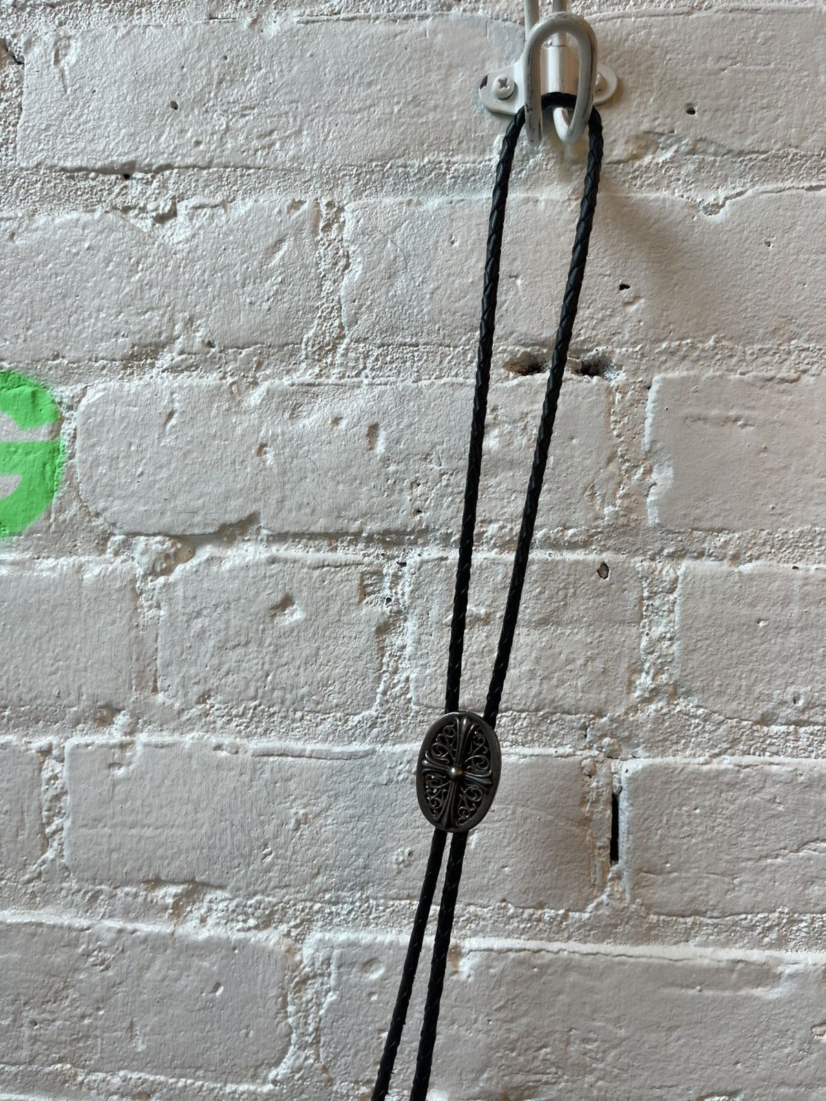 Chrome Hearts Chrome Hearts Leather Silver COWBOY WESTERN NECKLACE TIE 4G Size ONE SIZE - 3 Thumbnail
