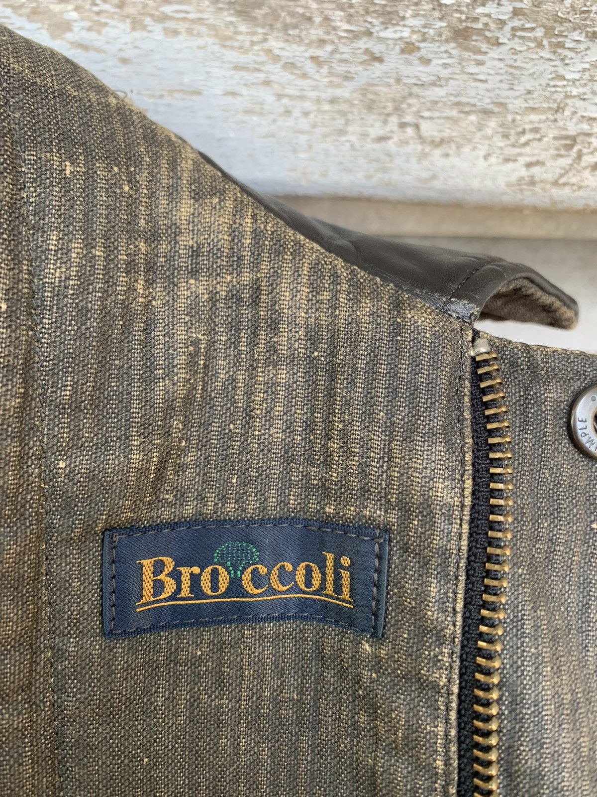 Vintage 👹Vintage BROCCOLI Multi Pocket Fur Lined Bomber Jacket Size US S / EU 44-46 / 1 - 12 Thumbnail
